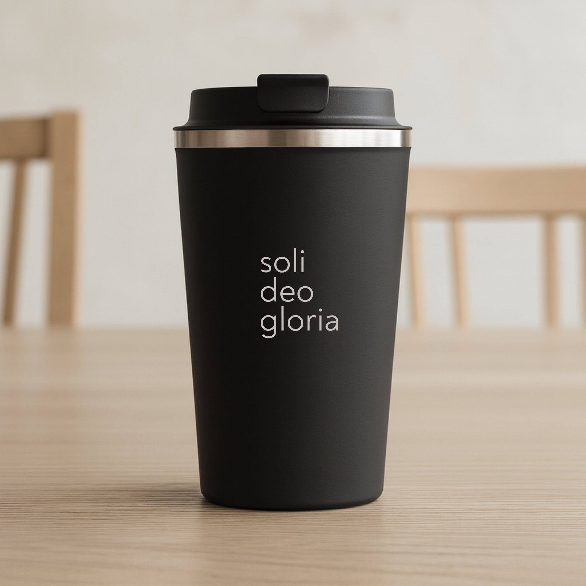 To go Thermobecher "Soli Deo Gloria" · Doppelwandig · Gravur