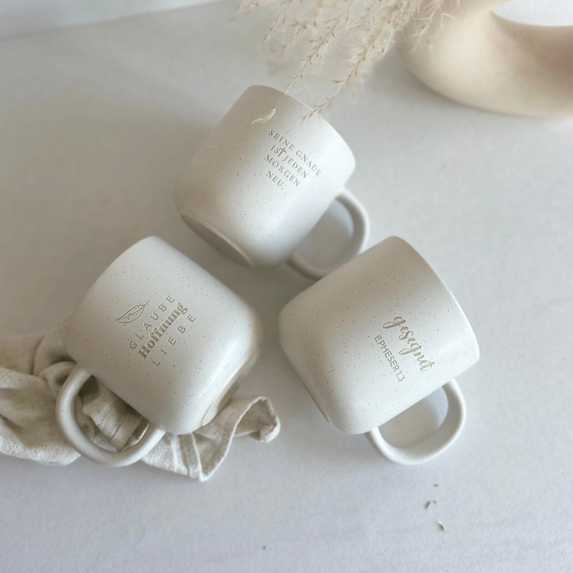 Tasse "gesegnet" 350ml - Graviert | STYLER