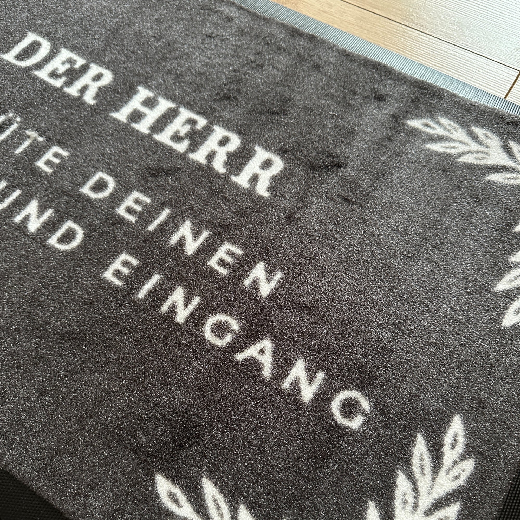 Waschbare Fußmatte "Der Herr behüte" 60 x 40 cm