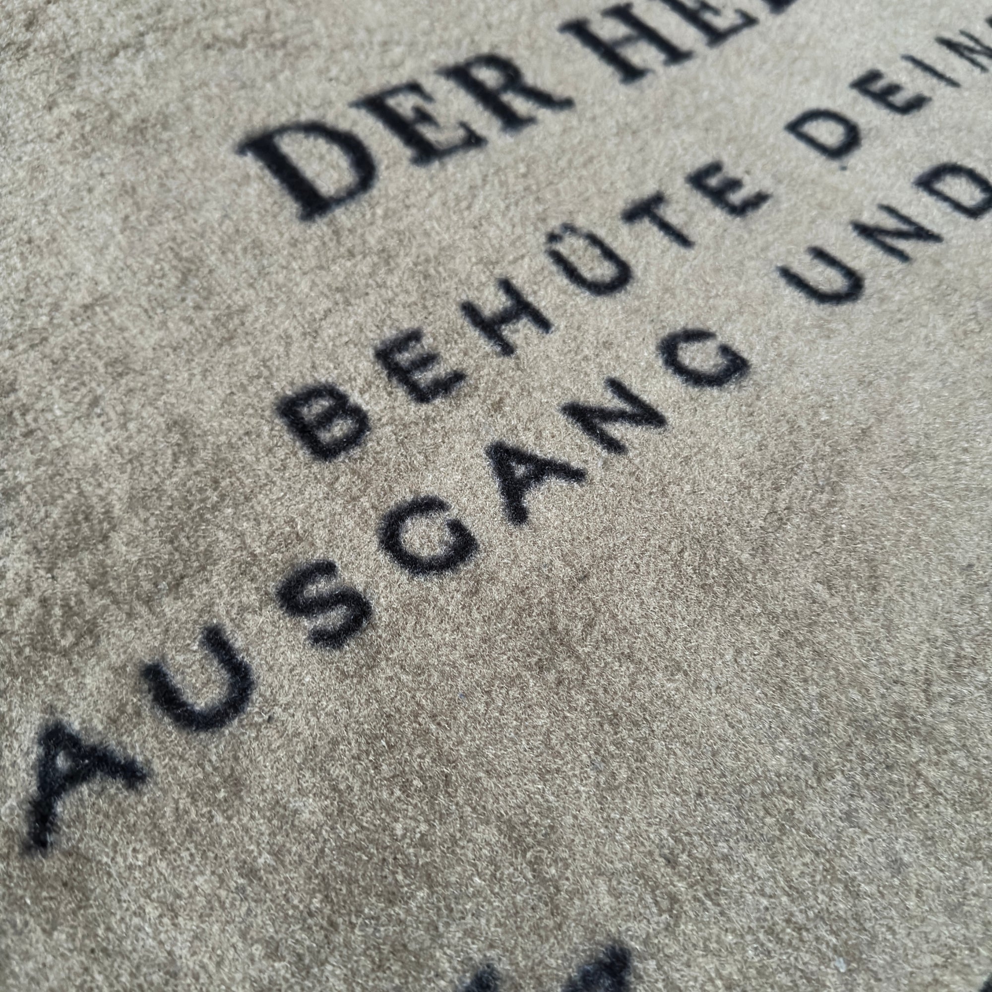 Waschbare Fußmatte "Der Herr behüte" 60 x 40 cm