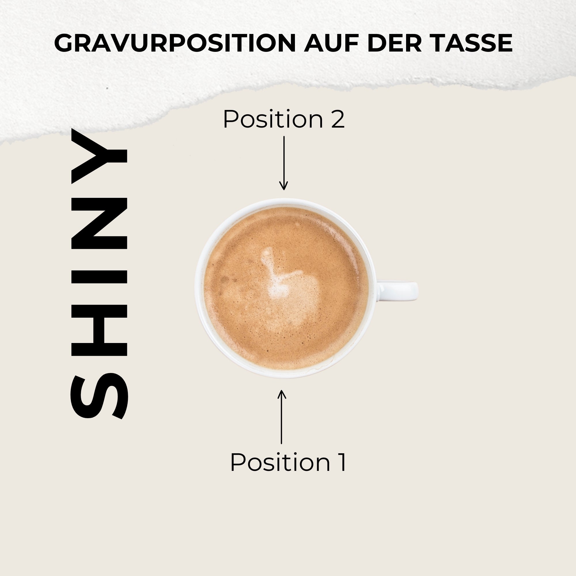 Tasse "Mein Hirte" 320ml - Graviert | SHINY