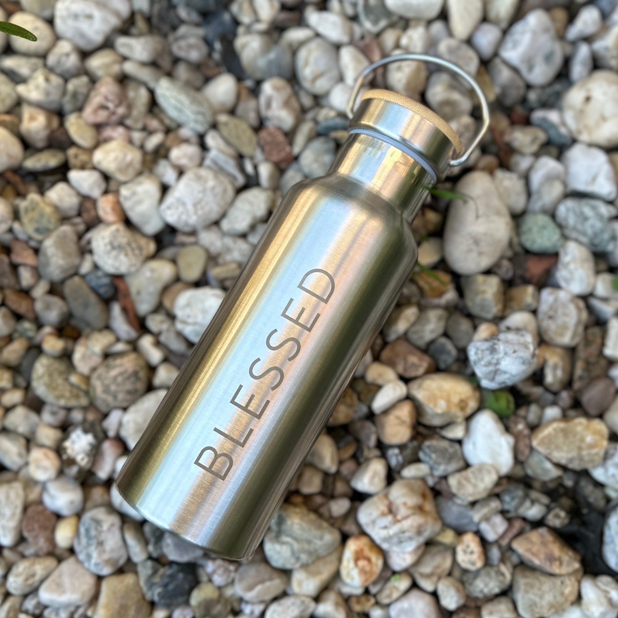 Edelstahl Trinkflasche "Blessed" · Doppelwandig · 500ml