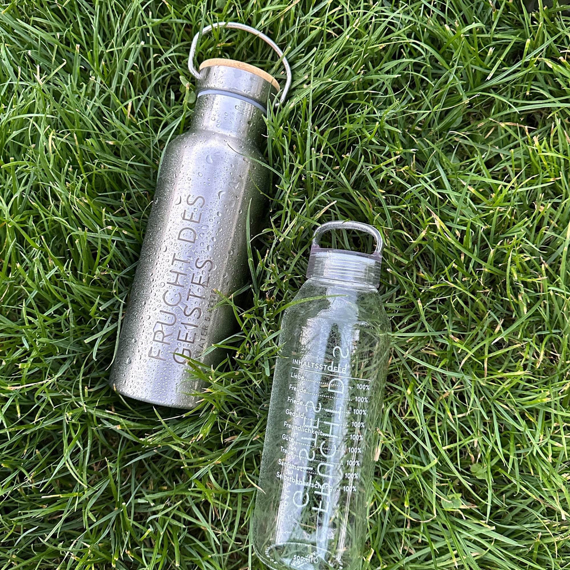 Edelstahl Trinkflasche "Frucht des Geistes" · Doppelwandig · 500ml