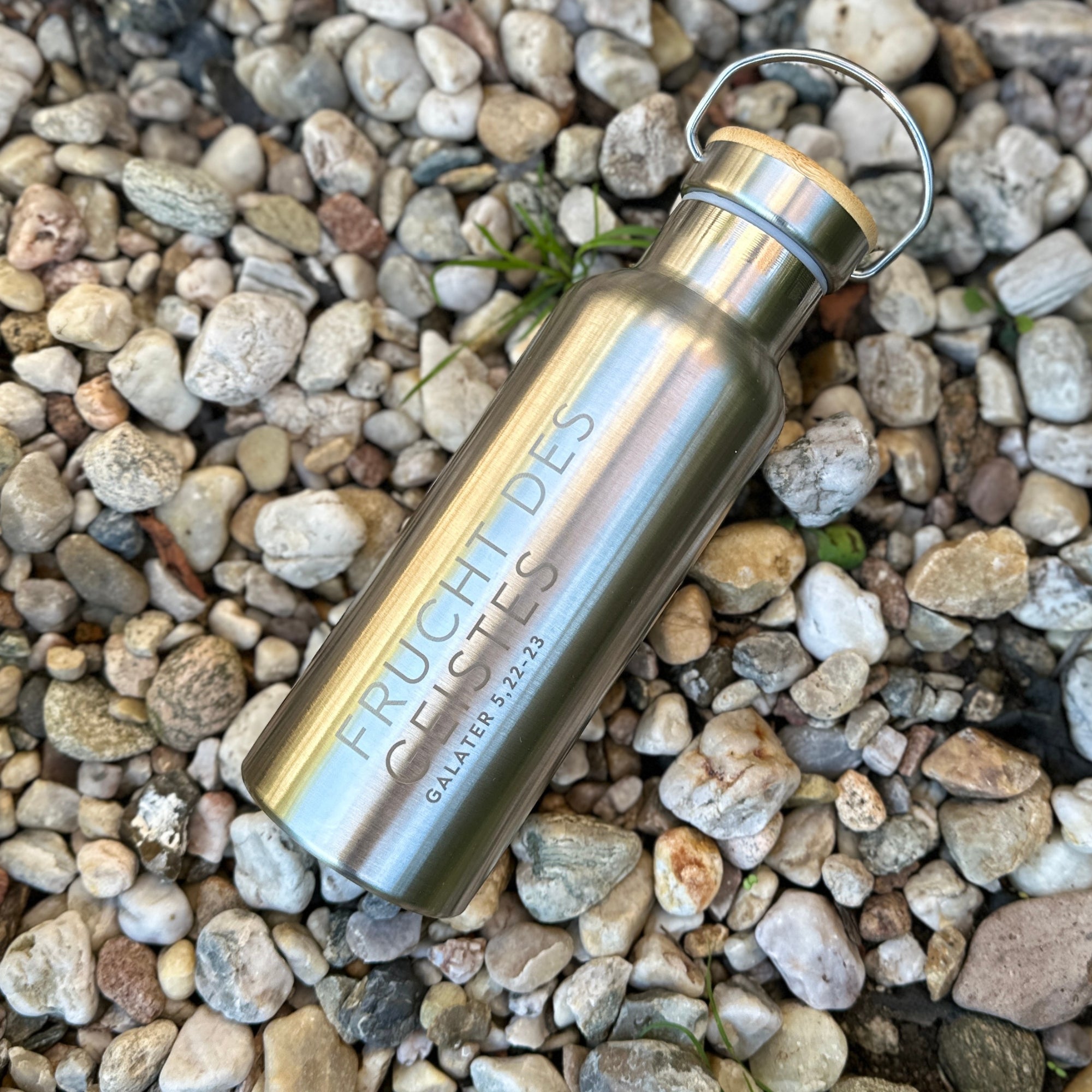 Edelstahl Trinkflasche "Frucht des Geistes" · Doppelwandig · 500ml