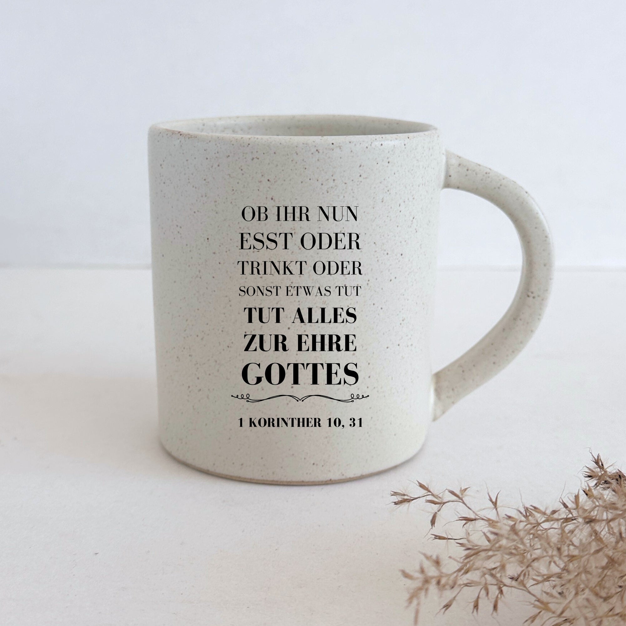 Tasse "Esst oder Trinkt" 400ml - Graviert | BIGGY
