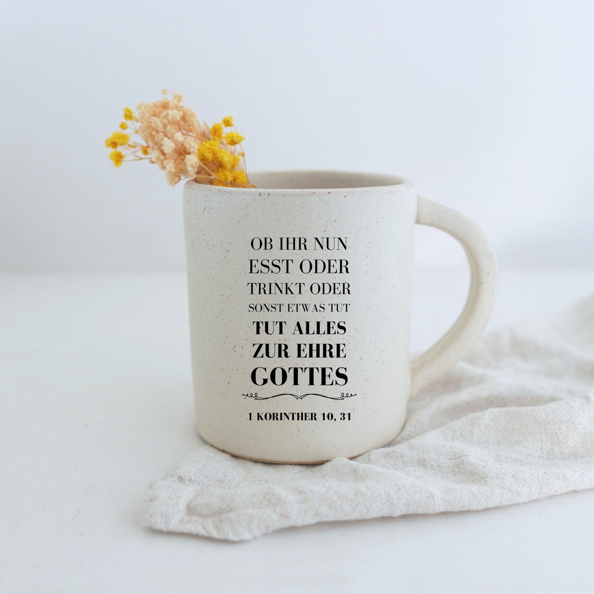 Tasse "Esst oder Trinkt" 400ml - Graviert | BIGGY