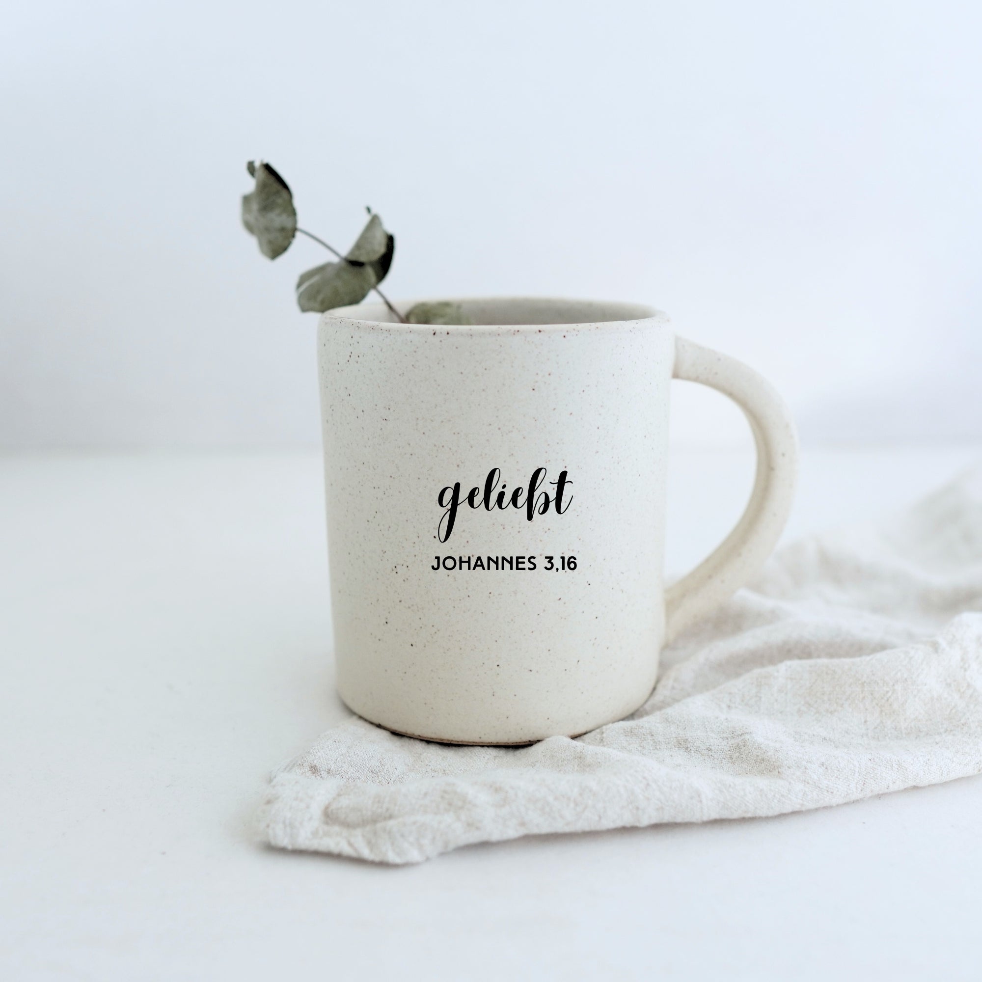 Tasse "Geliebt" 400ml - Graviert | BIGGY