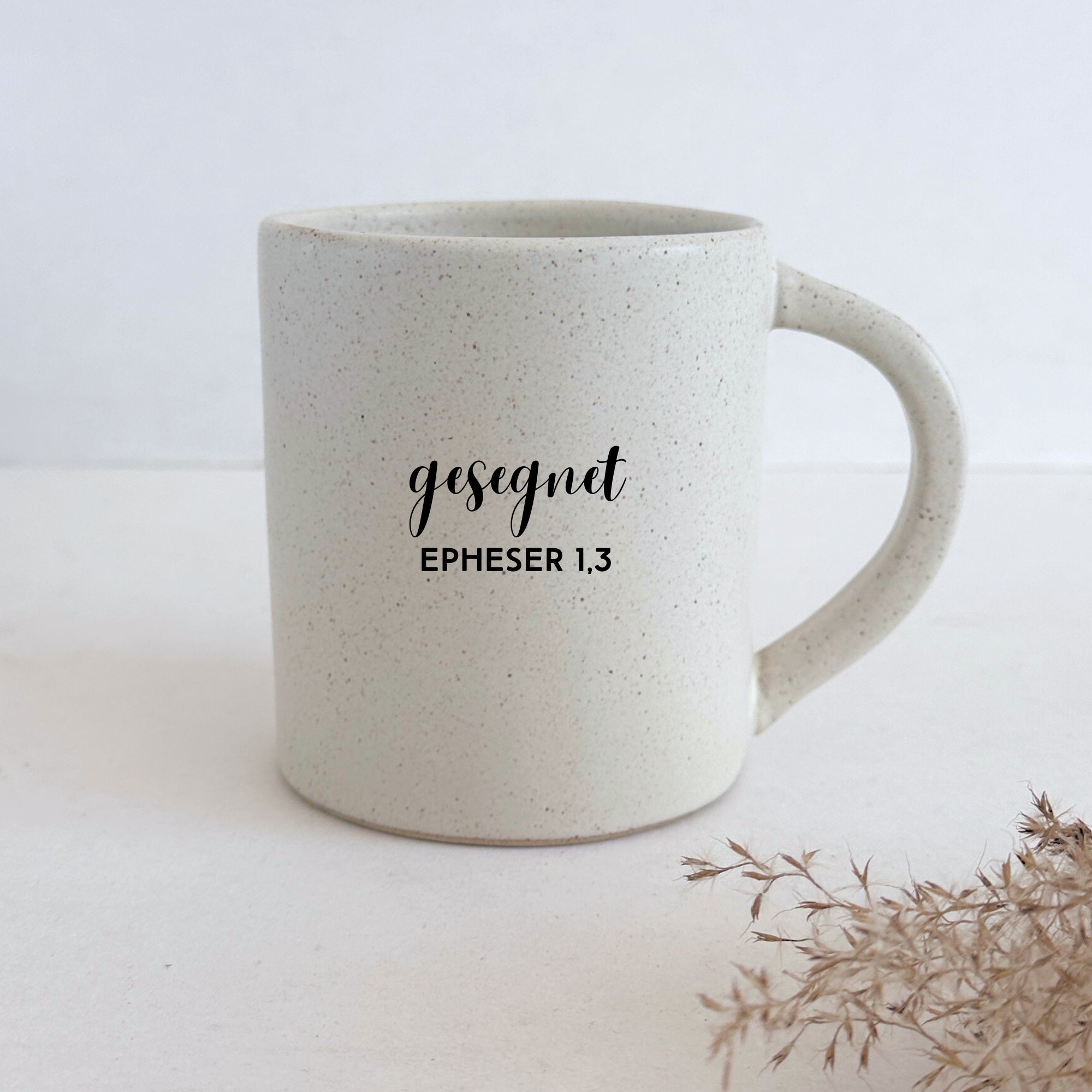 Tasse "Gesegnet" 400ml - Graviert | BIGGY