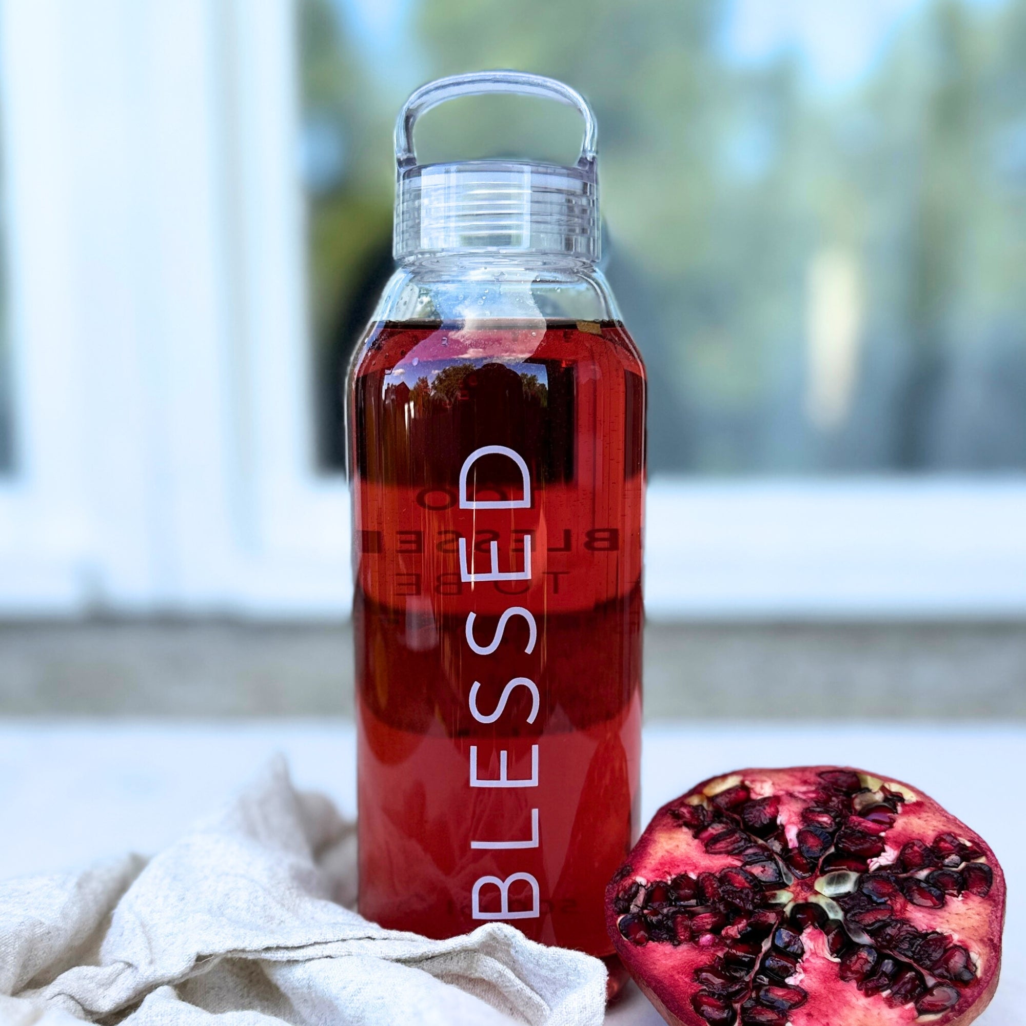 Trinkflasche aus Glas "Blessed" · 500ml