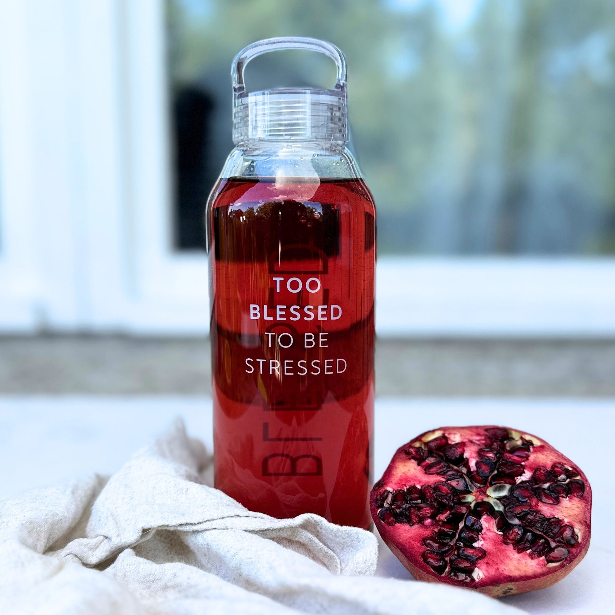 Trinkflasche aus Glas "Blessed" · 500ml