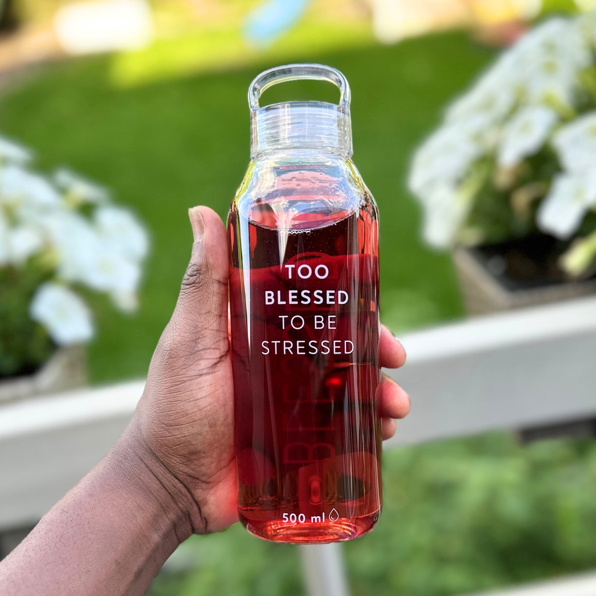Trinkflasche aus Glas "Blessed" · 500ml