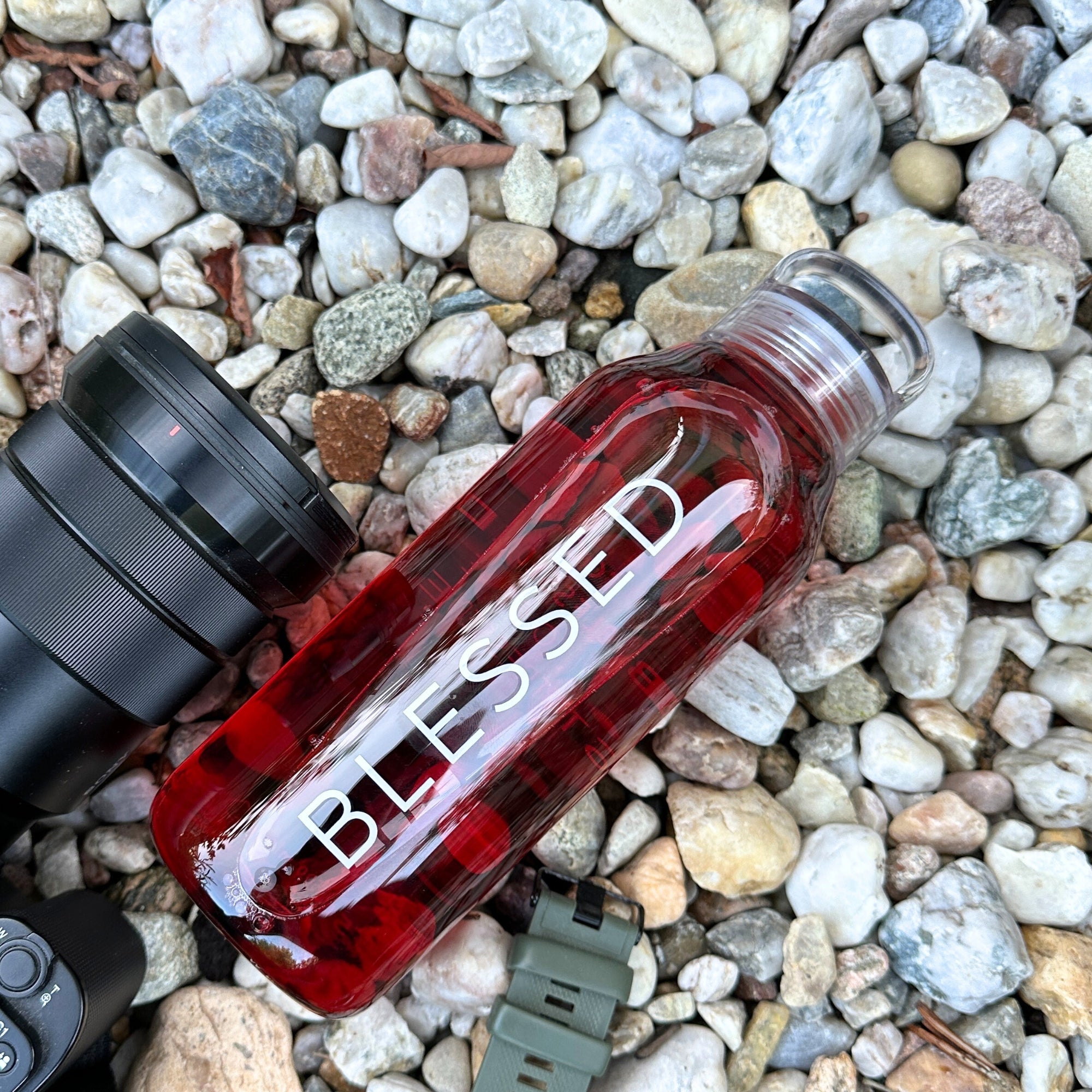 Glas-Trinkflasche „Blessed“ · 500 ml & 900 ml