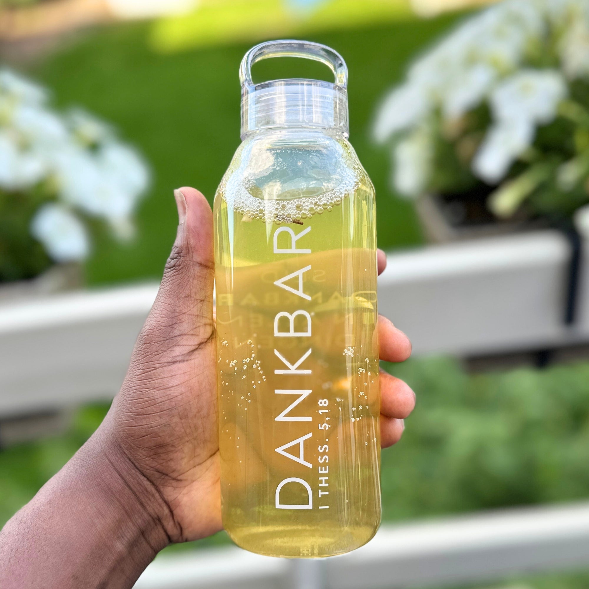 Trinkflasche aus Glas "Dankbar" · 500ml