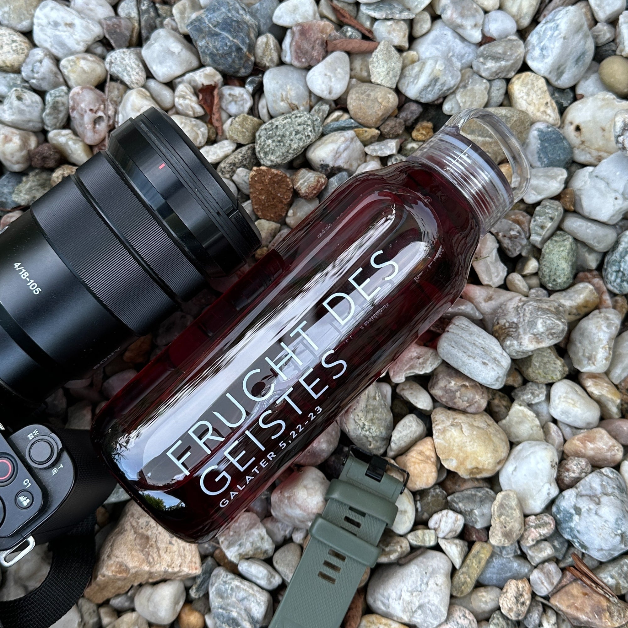 Trinkflasche aus Glas "Frucht des Geistes" · 500ml