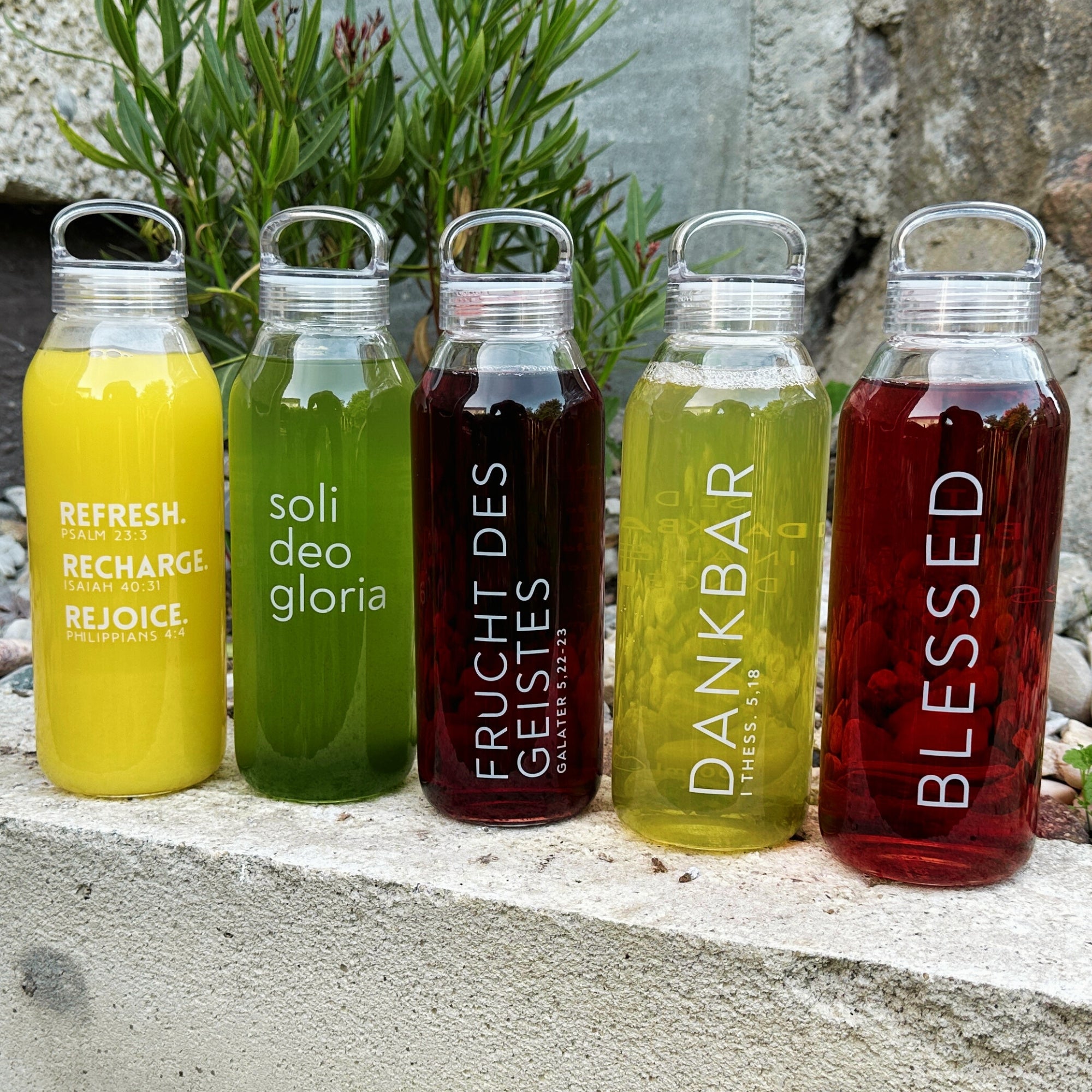 Trinkflasche aus Glas "Blessed" · 500ml