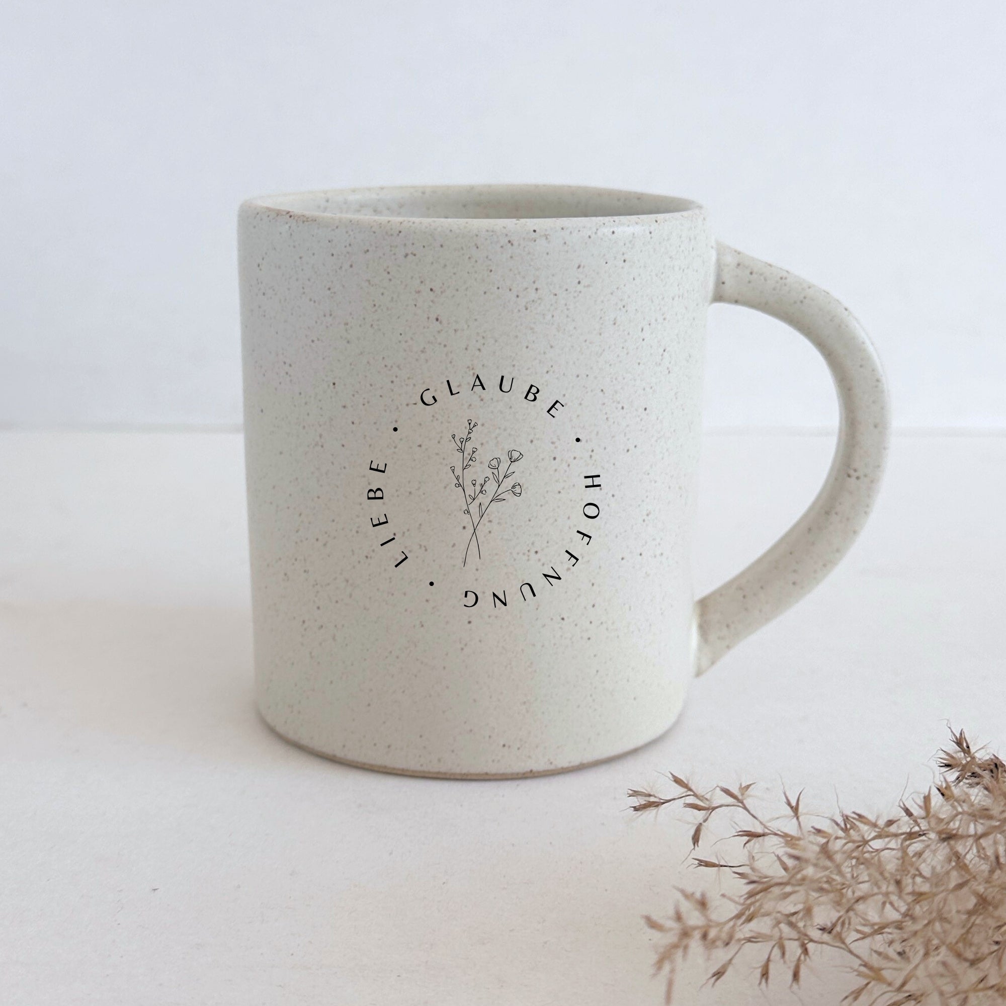 Tasse "Glaube Hoffnung Liebe" 400ml - Graviert | BIGGY