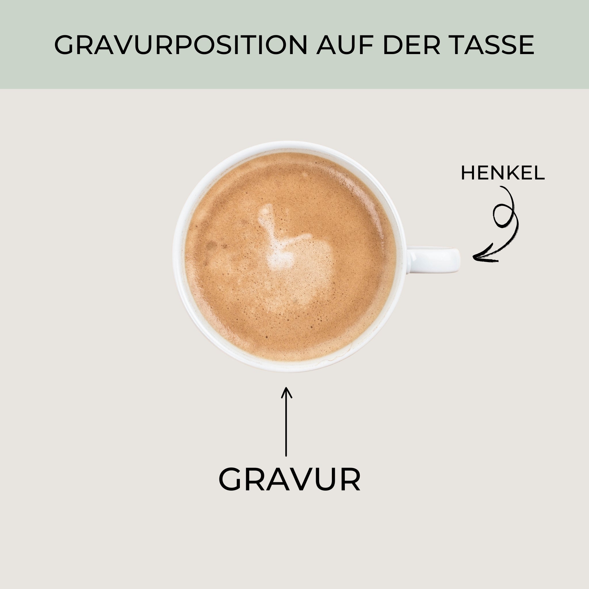 Tasse "Seine Gnade" 400ml - Graviert | BIGGY