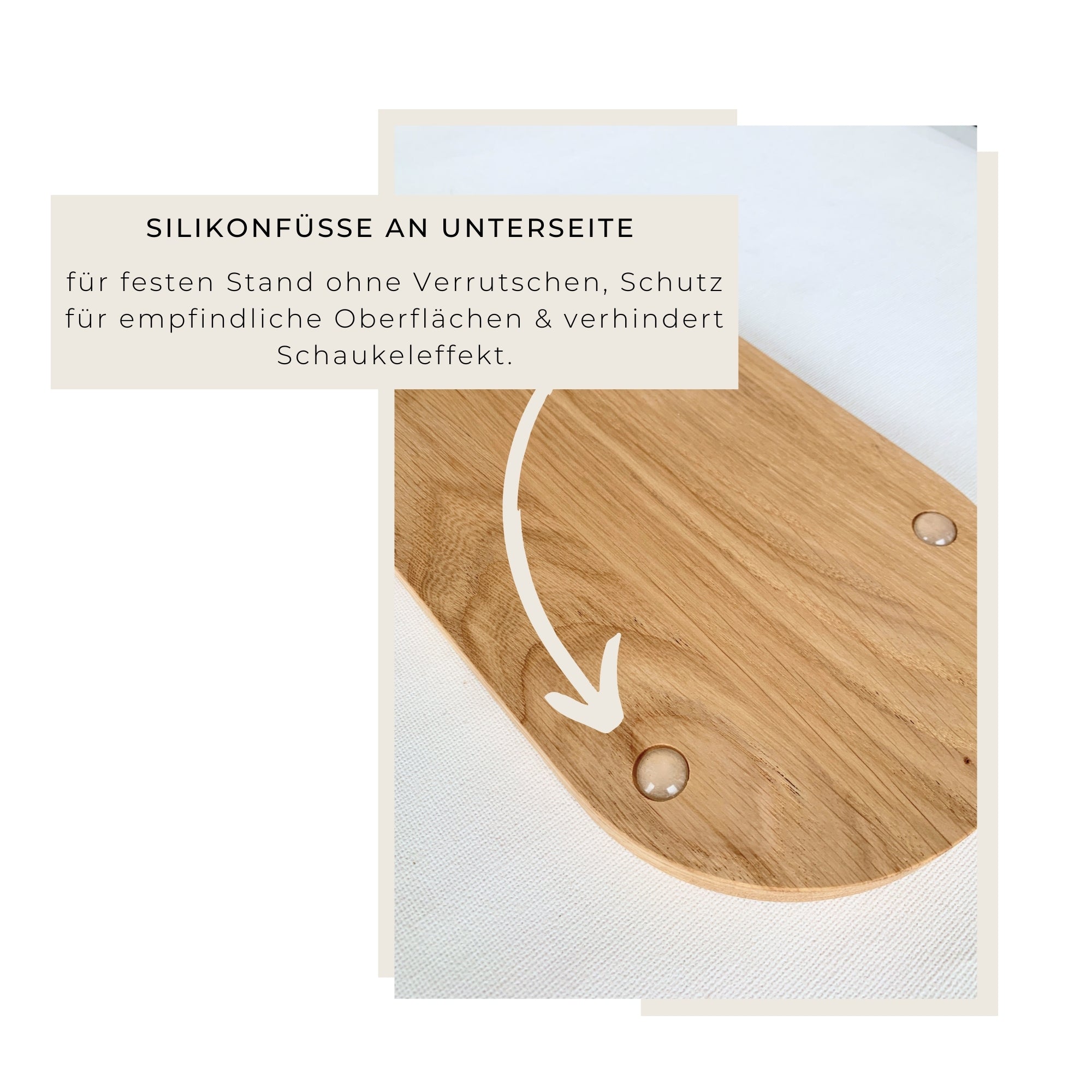 Holztablett "Mein Hirte" Eiche | KANU