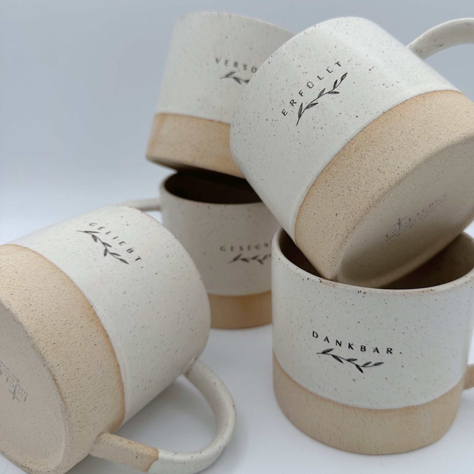 Handgemachte Tasse "Selah" 300ml - Graviert | RUSTY-M