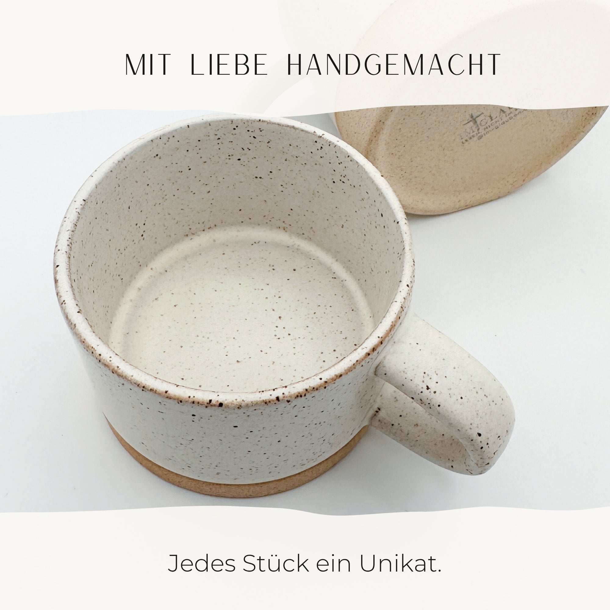Handgemachte Tasse "Selah" 300ml - Graviert | RUSTY-M