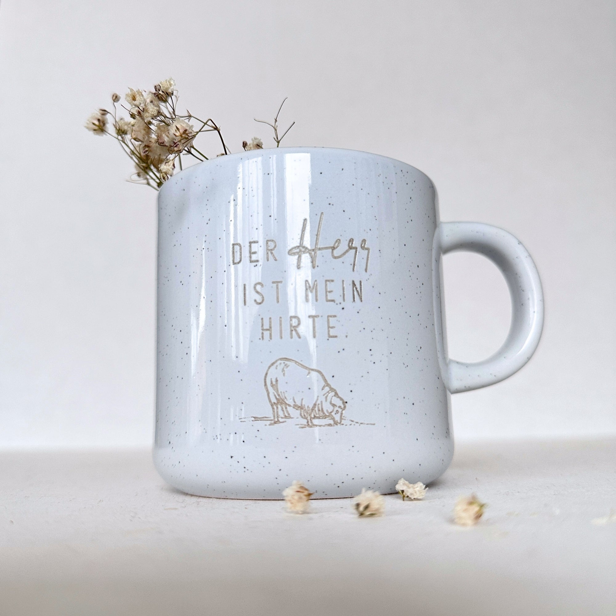 Tasse "Mein Hirte" 320ml - Graviert | SHINY