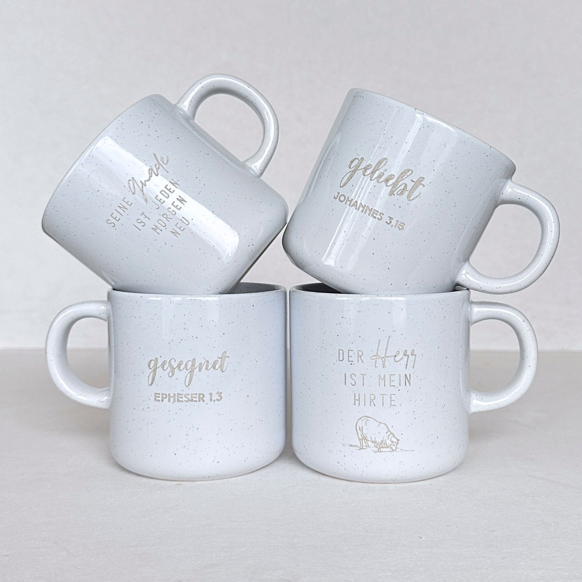 Tasse "Mein Hirte" 320ml - Graviert | SHINY