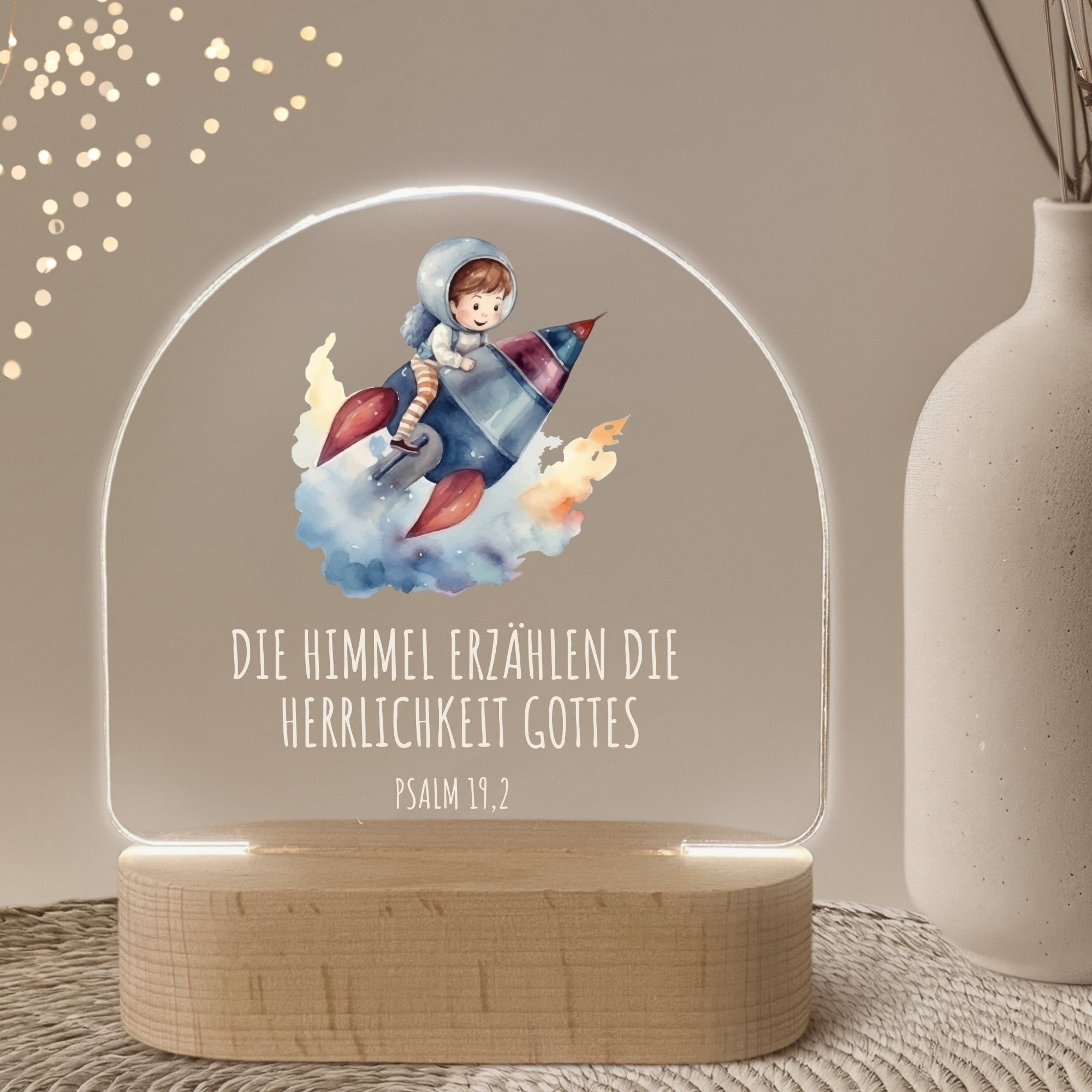 LED Kinder-Nachtlampe mit Bibelvers・verschiedene Designs