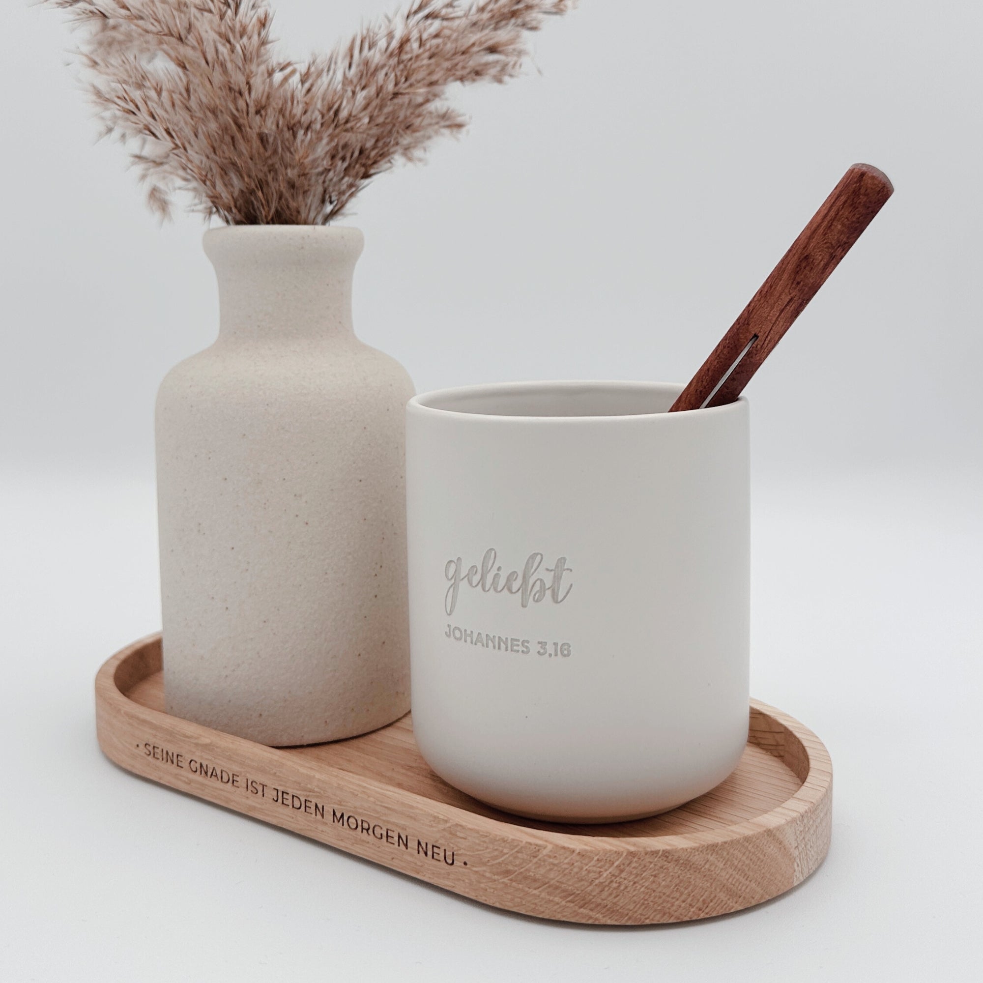 Becher "geliebt"・280ml・Graviert | SLIM