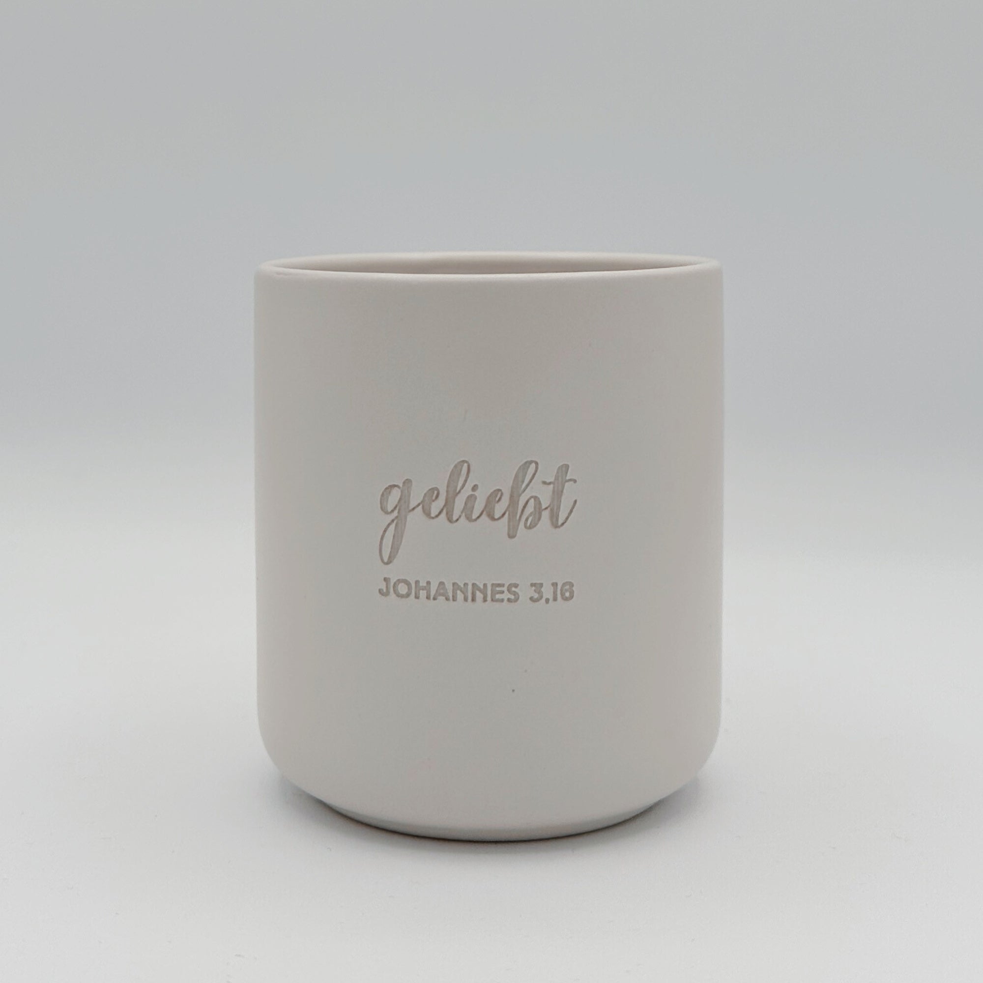 Becher "geliebt"・280ml・Graviert | SLIM