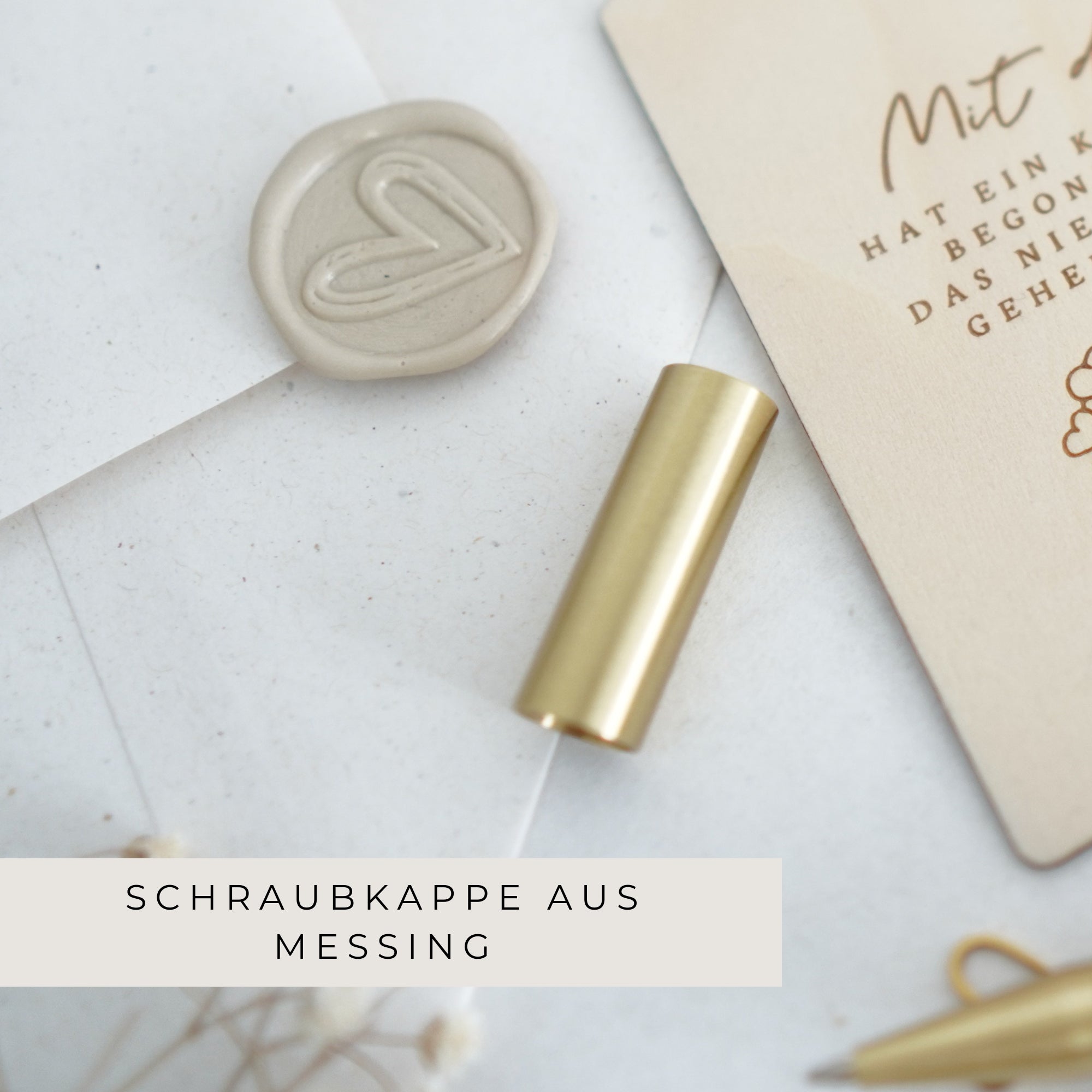 Edler Buchenholz Kugelschreiber "Seine Gnade"