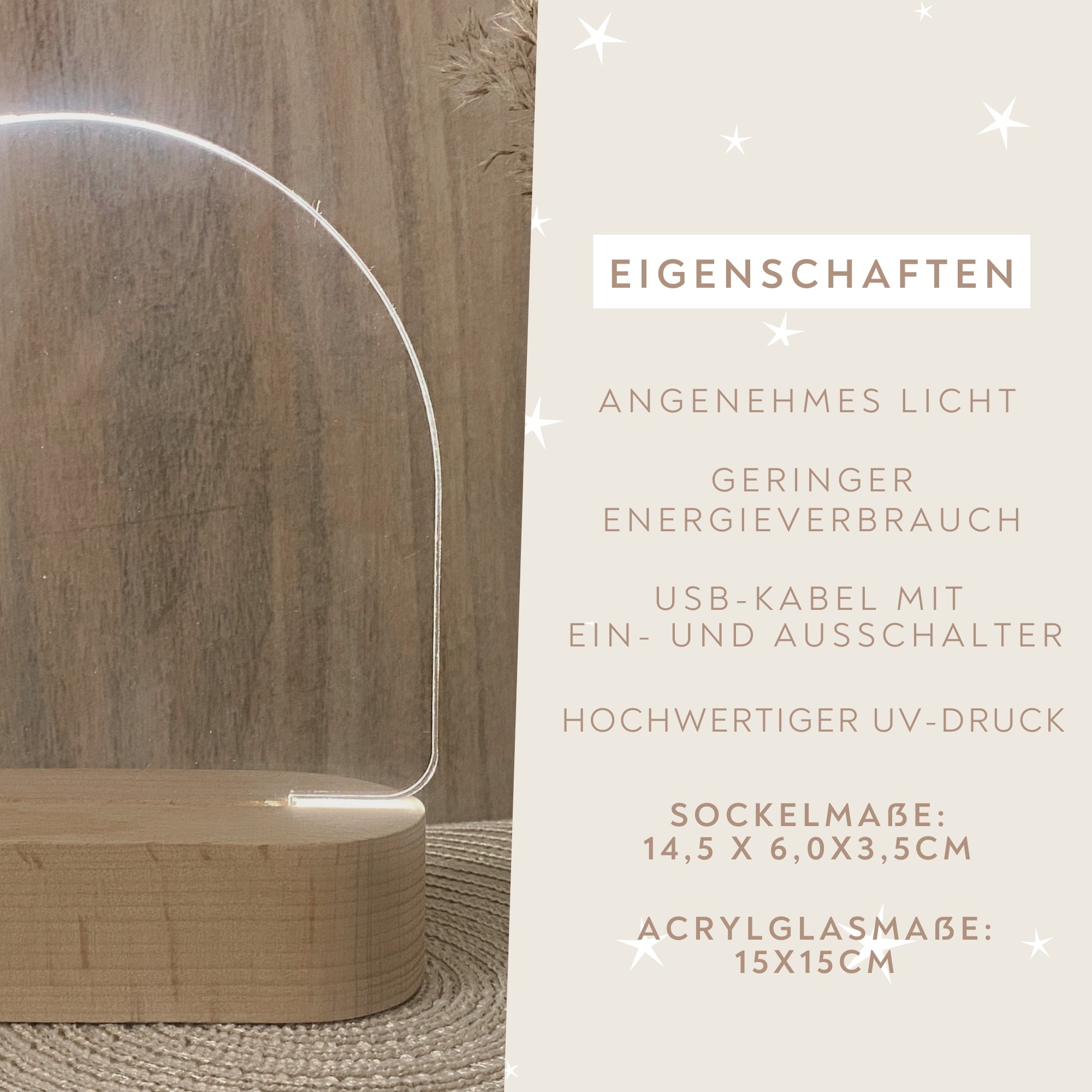 LED Kinder-Nachtlampe mit Bibelvers・verschiedene Designs