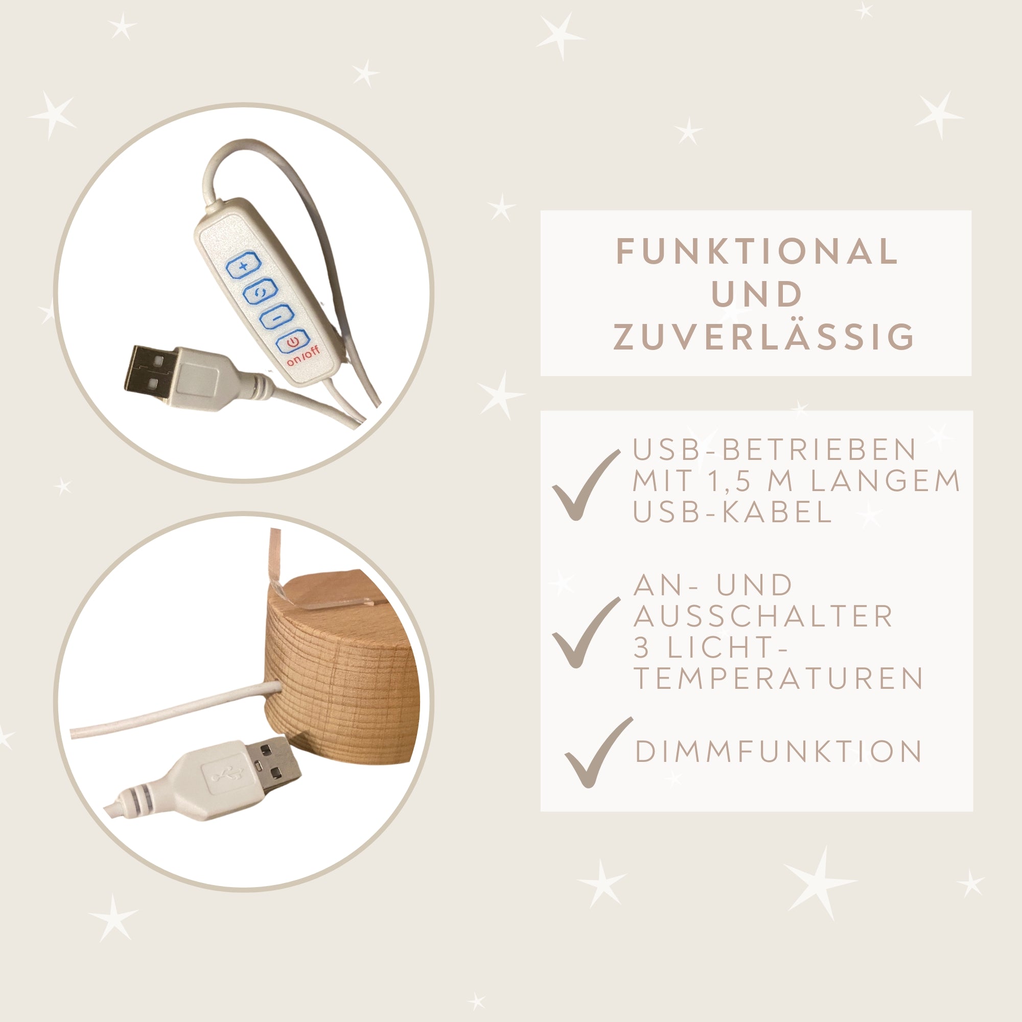 LED Kinder-Nachtlampe mit Bibelvers・verschiedene Designs