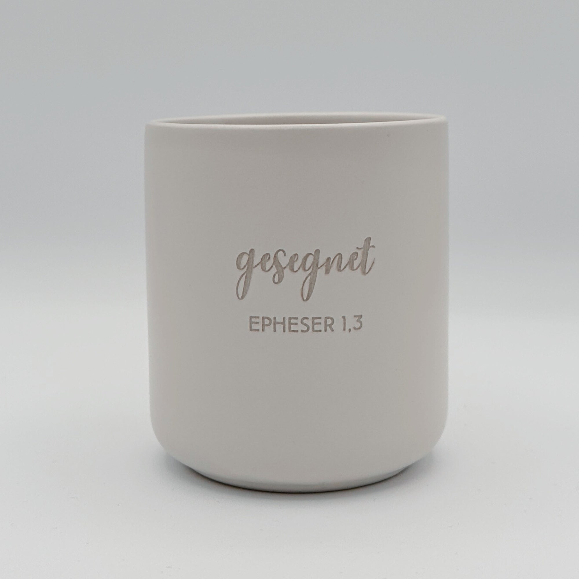 Becher "gesegnet"・280ml・Graviert | SLIM