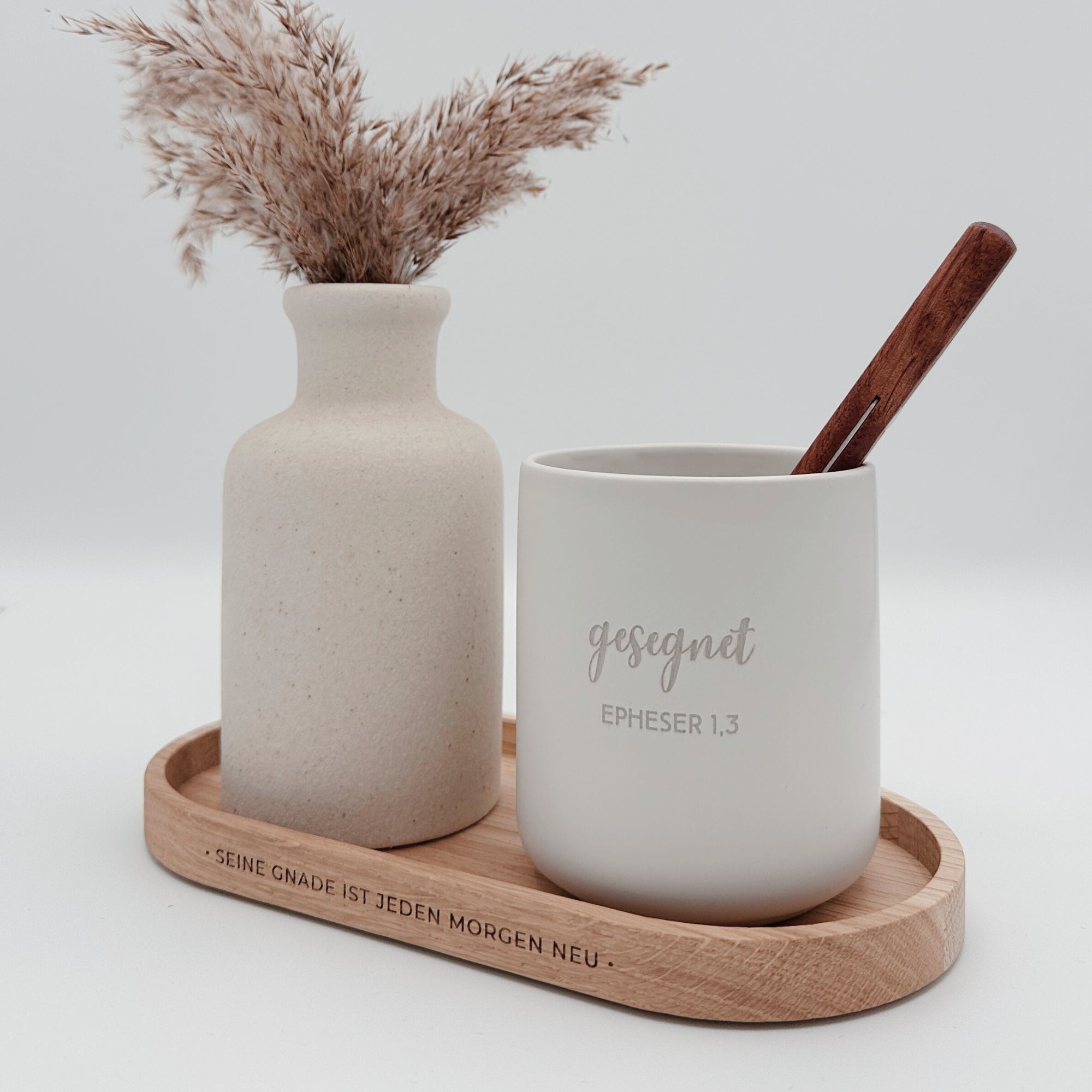 Becher "gesegnet"・280ml・Graviert | SLIM