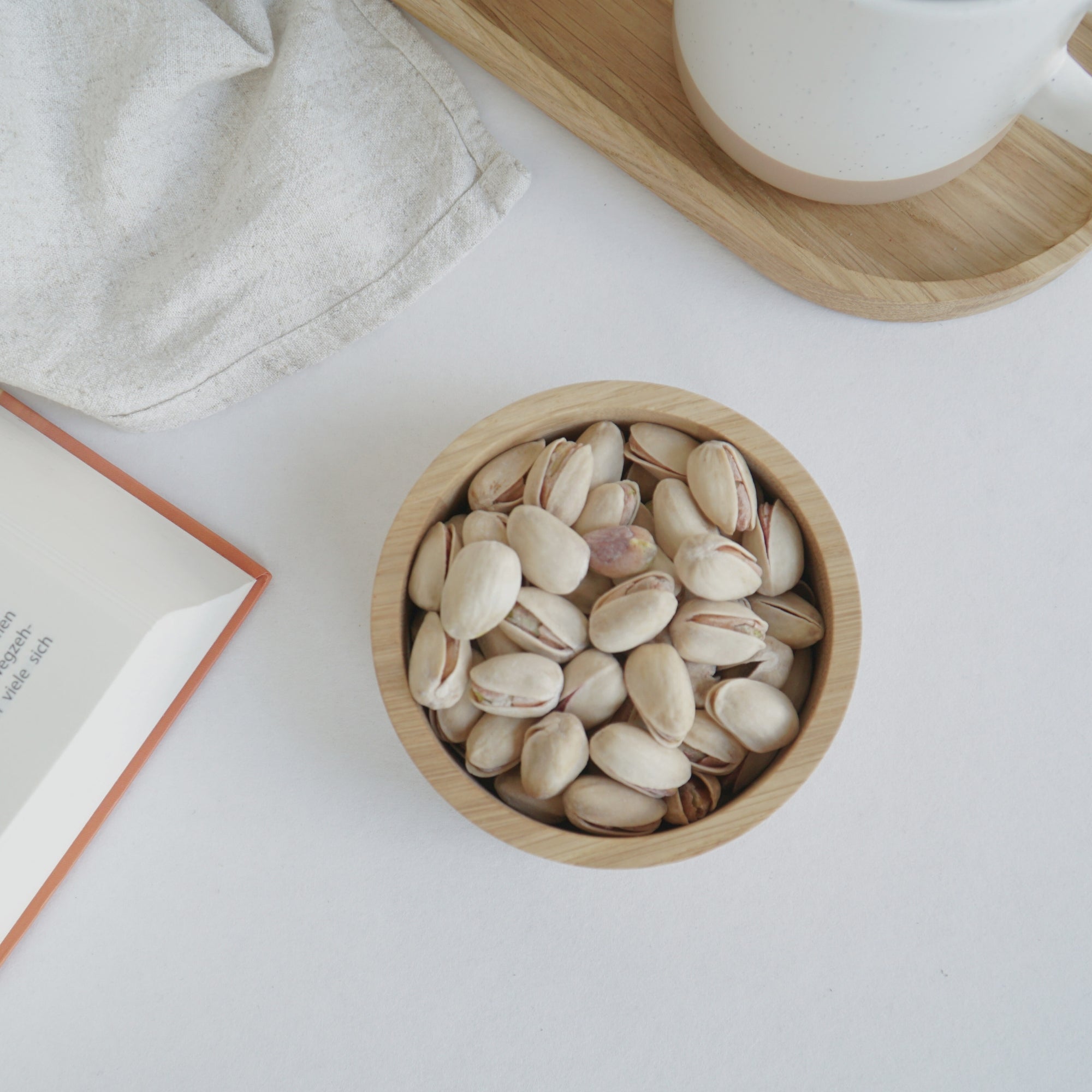 Kleine Holzschale · "schmeckt & seht" · Eiche