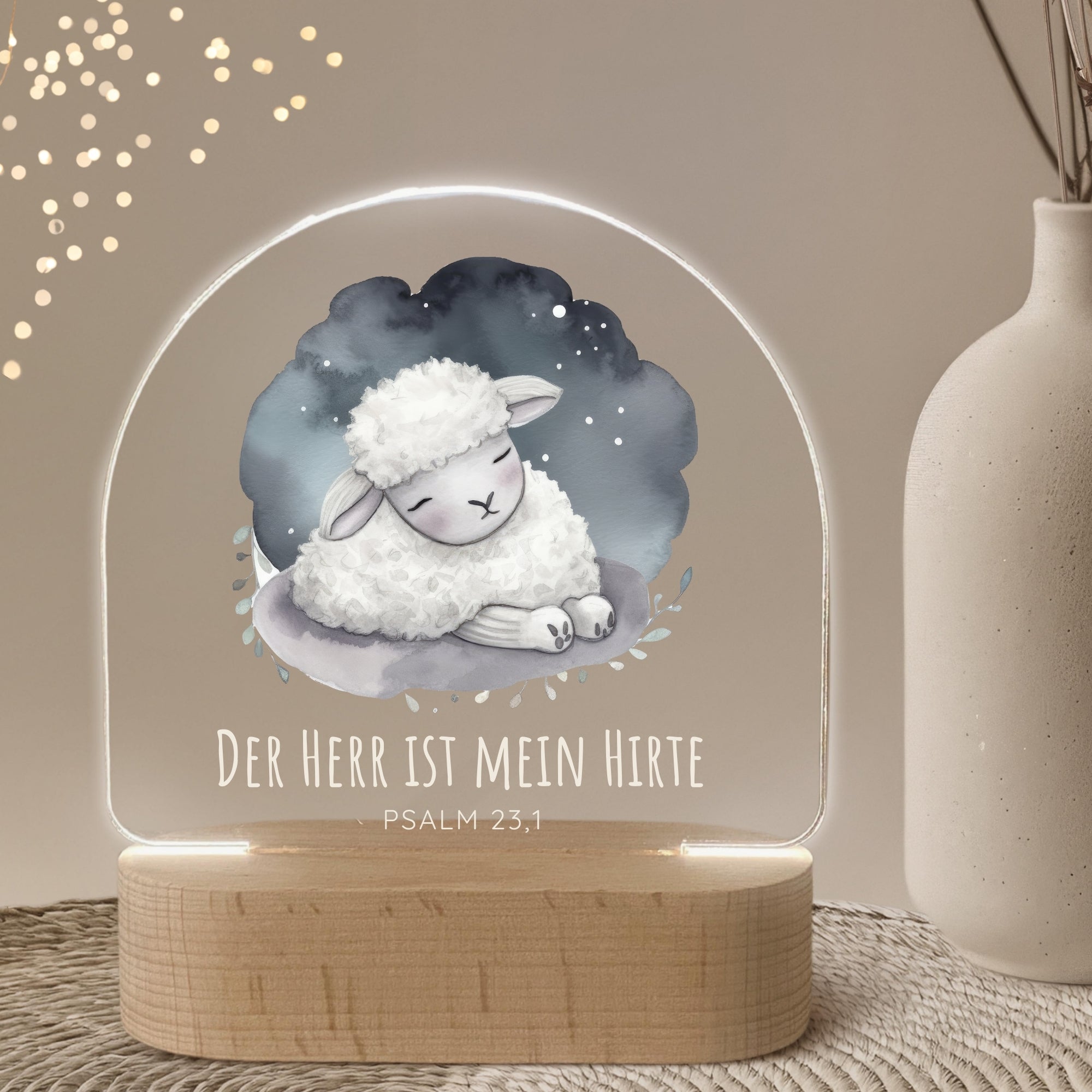 LED Kinder-Nachtlampe mit Bibelvers・verschiedene Designs