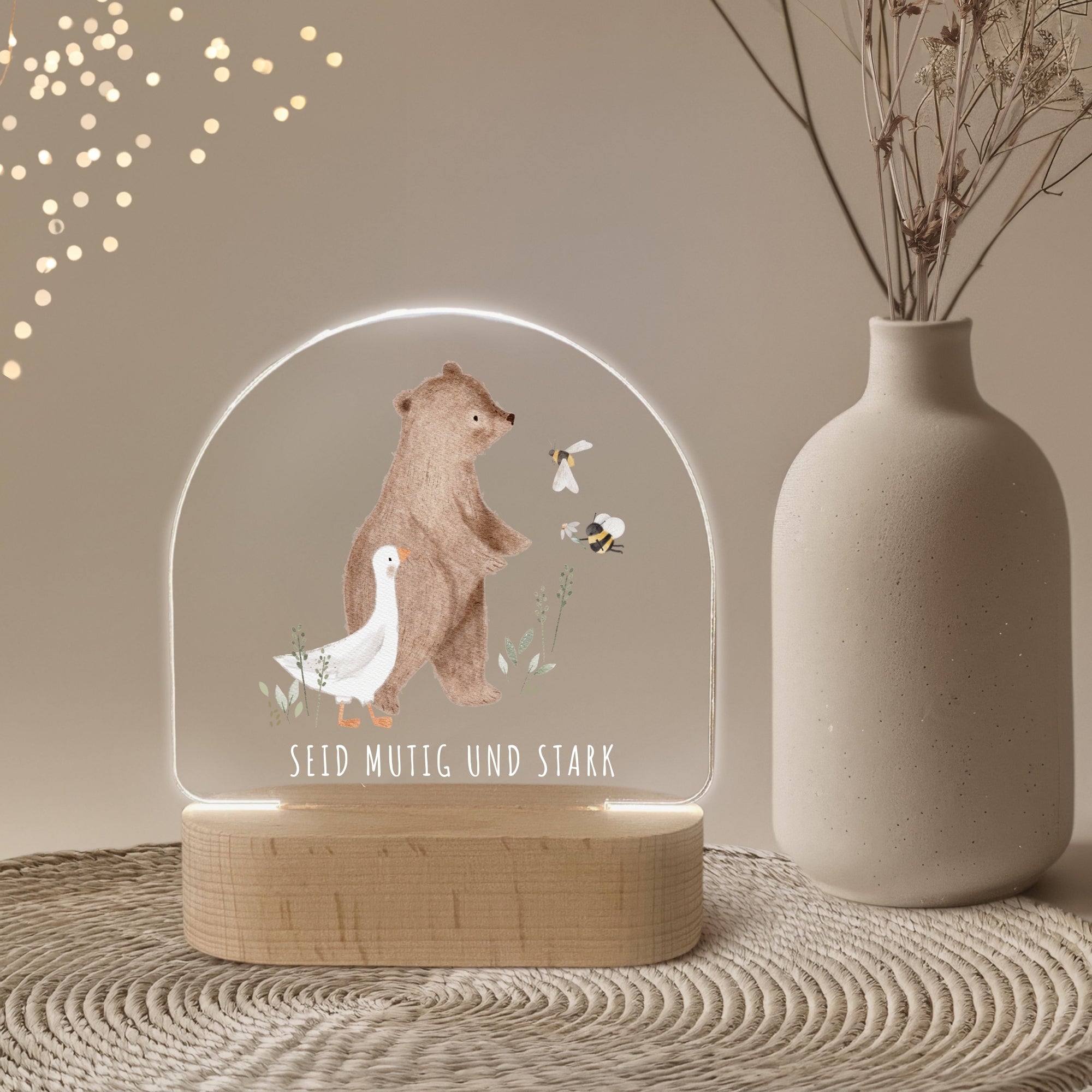 LED Kinder-Nachtlampe mit Bibelvers・verschiedene Designs