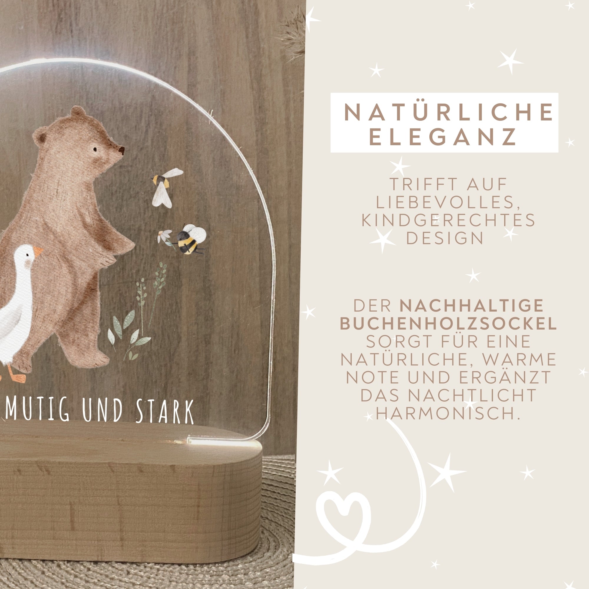 LED Kinder-Nachtlampe mit Bibelvers・verschiedene Designs