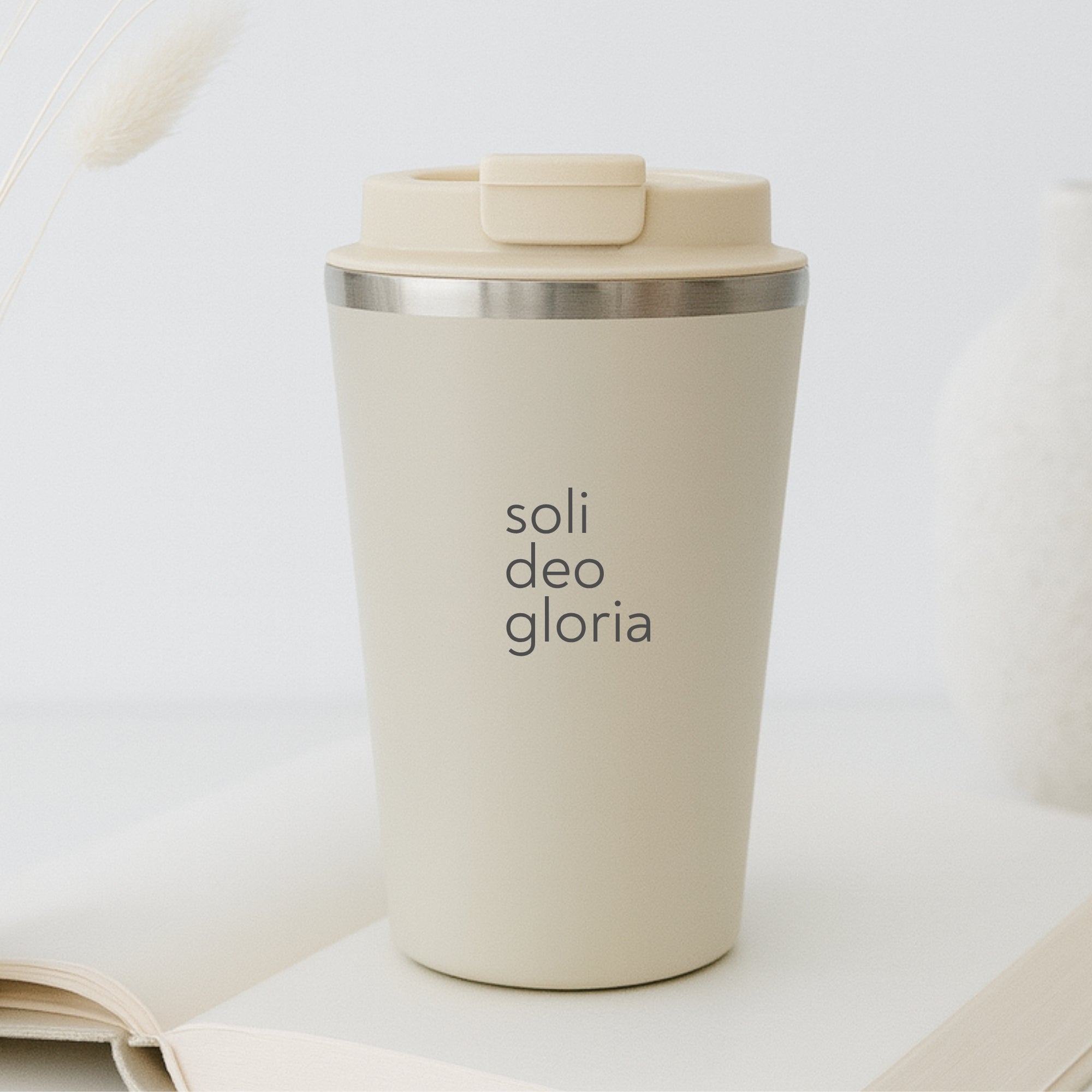 To go Thermobecher "Soli Deo Gloria" · Doppelwandig · Gravur