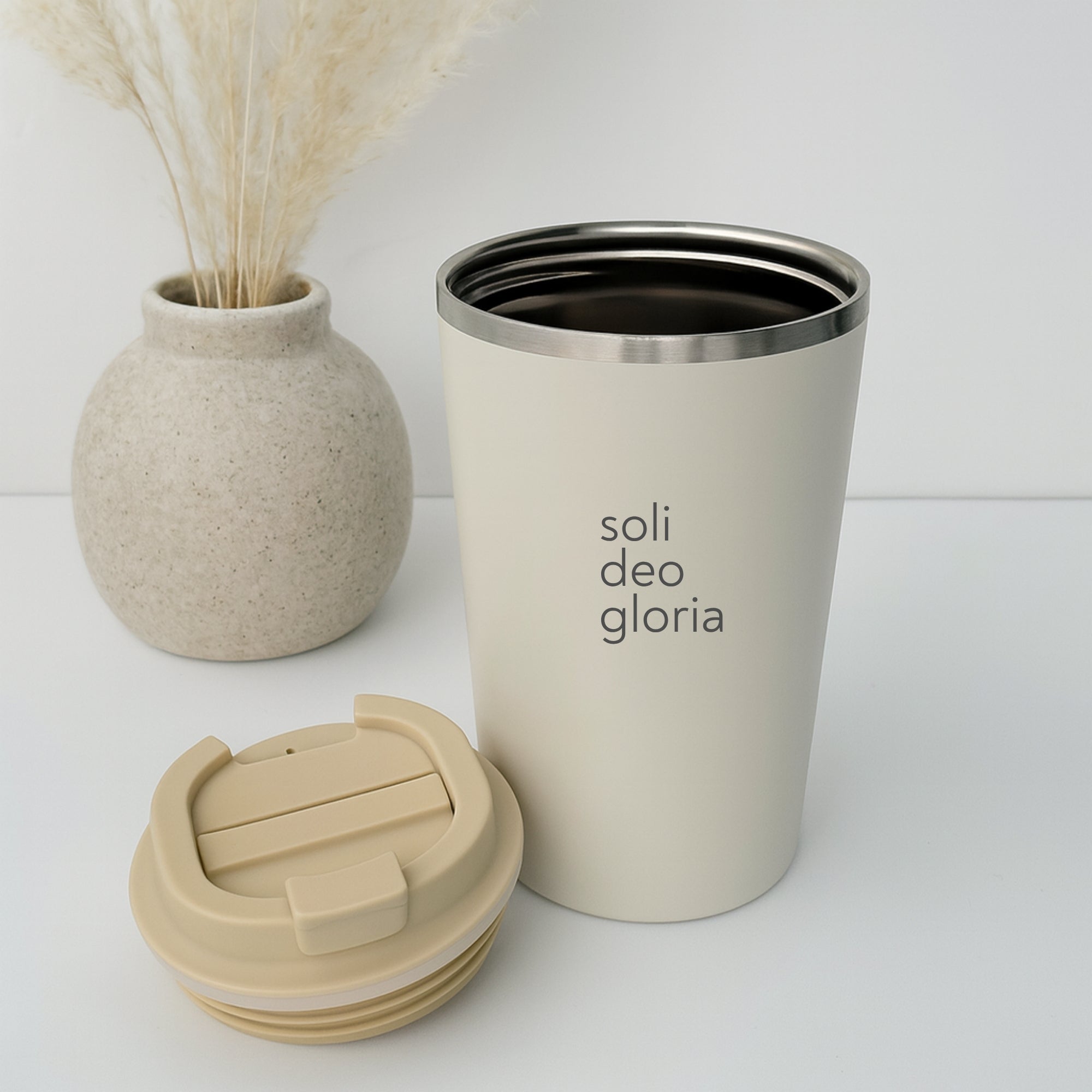 To go Thermobecher "Soli Deo Gloria" · Doppelwandig · Gravur