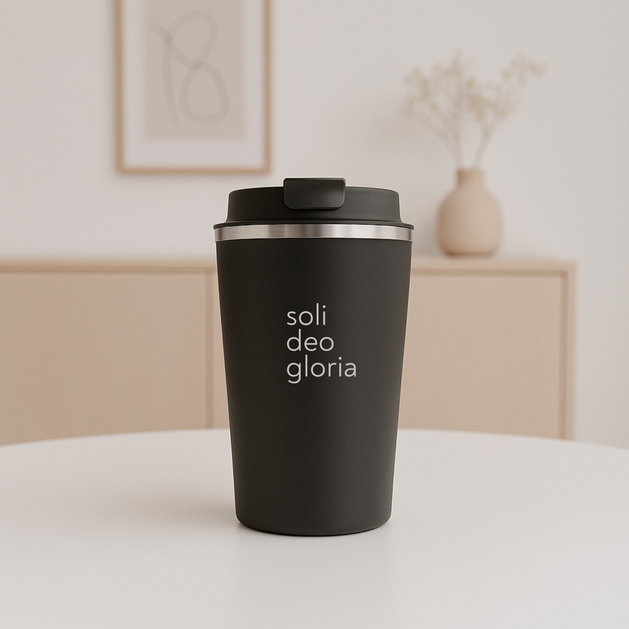 To go Thermobecher "Soli Deo Gloria" · Doppelwandig · Gravur