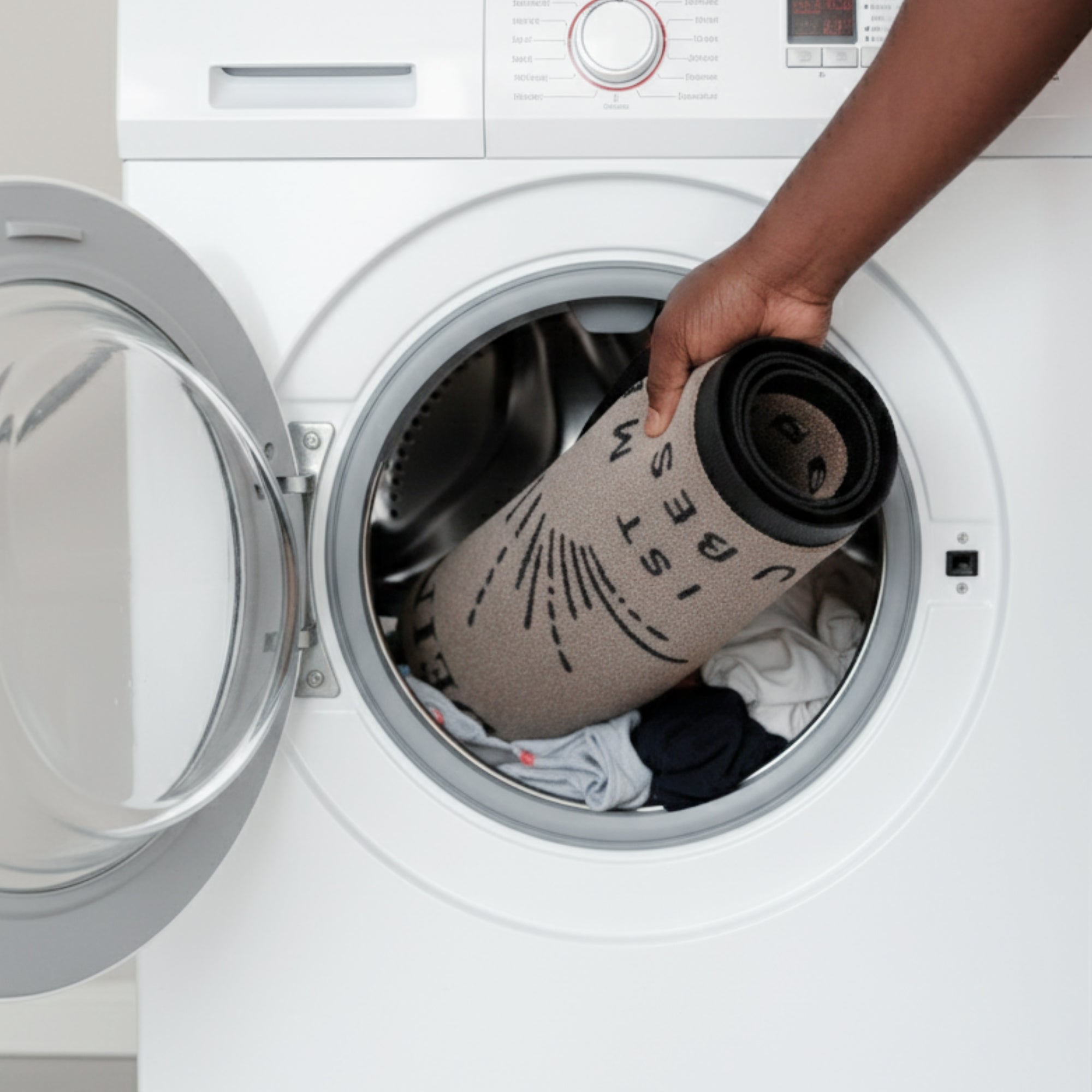 Waschbare Fußmatte "Ich aber und mein Haus" 60 x 40 cm