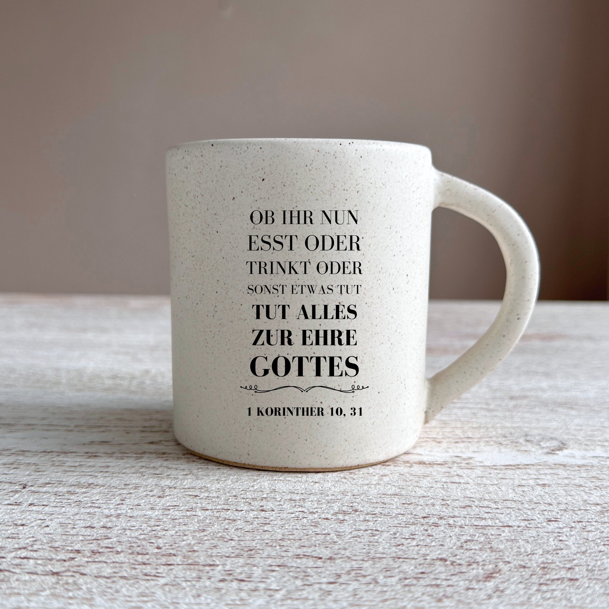 Tasse "Esst oder Trinkt" 400ml - Graviert | BIGGY