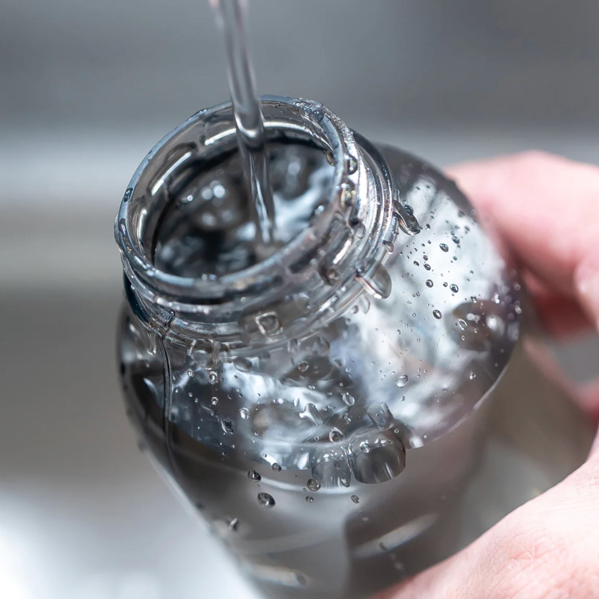 Trinkflasche aus Glas "Dankbar" · 500ml