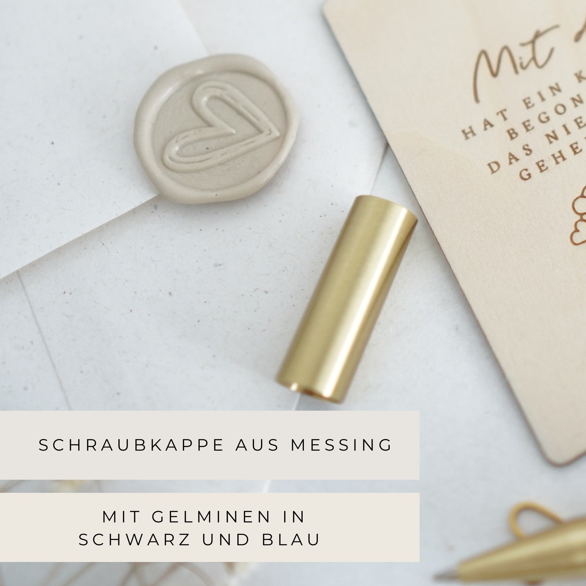 Edler Buchenholz Kugelschreiber "Das Wort Christi"