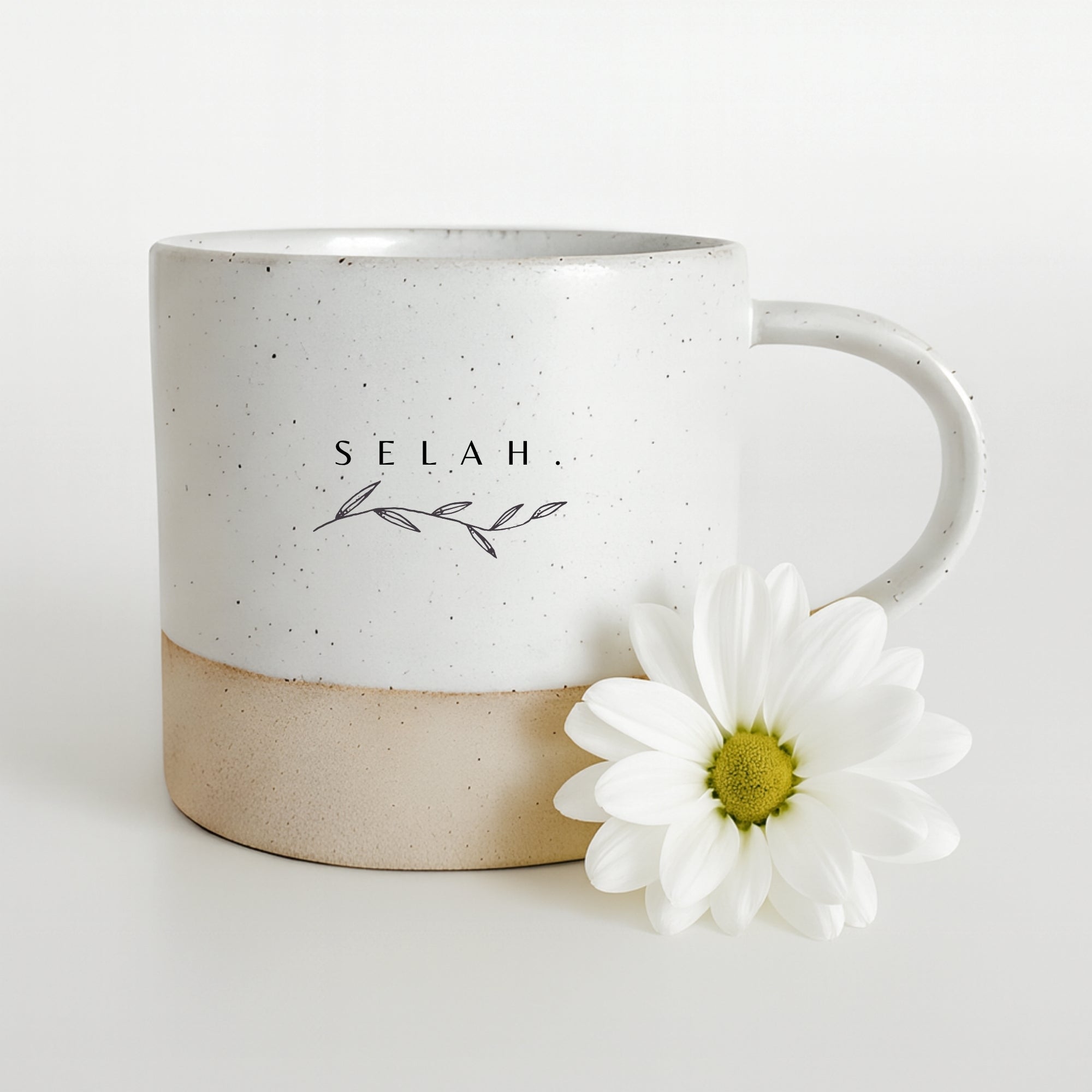 Handgemachte Tasse "Selah" 300ml - Graviert | RUSTY-M