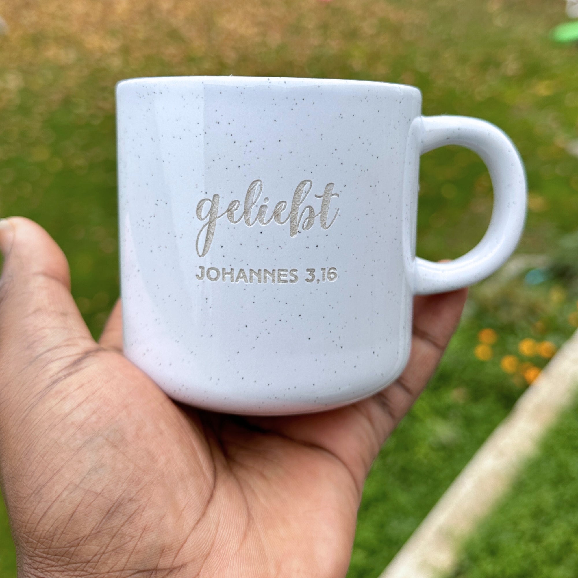 Tasse "geliebt" 320ml - Graviert | SHINY