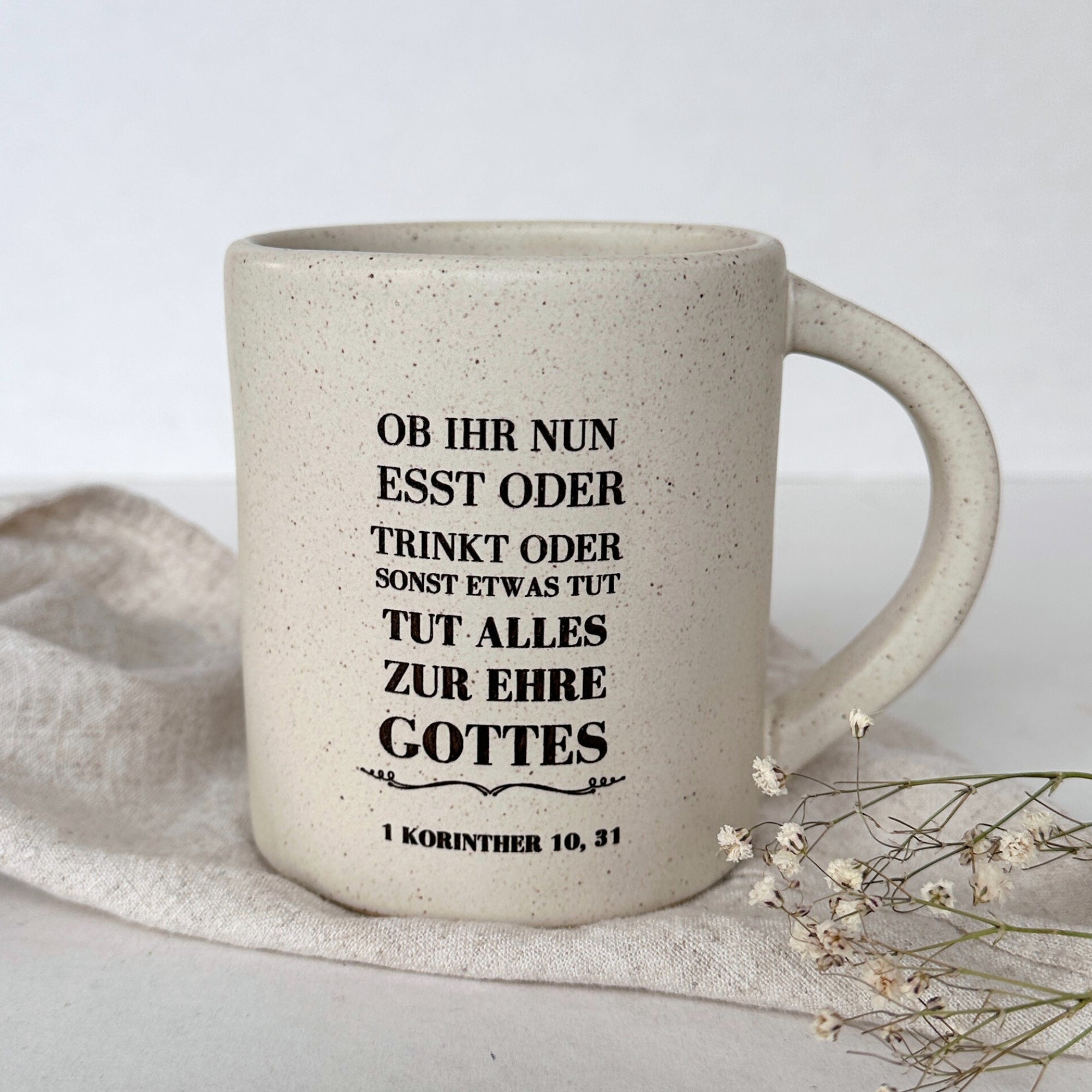 Tasse "Esst oder Trinkt" 400ml - Graviert | BIGGY