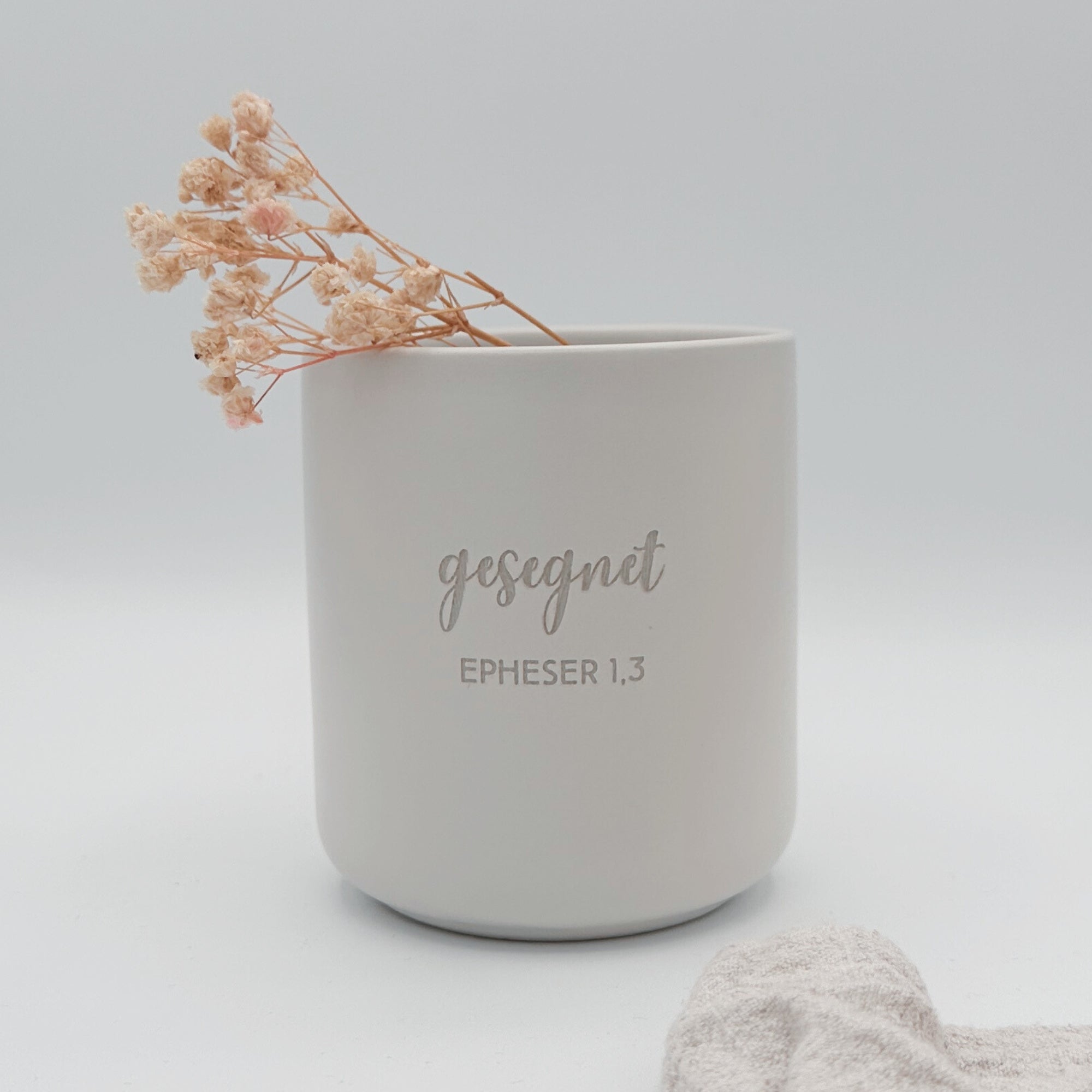 Becher "gesegnet"・280ml・Graviert | SLIM