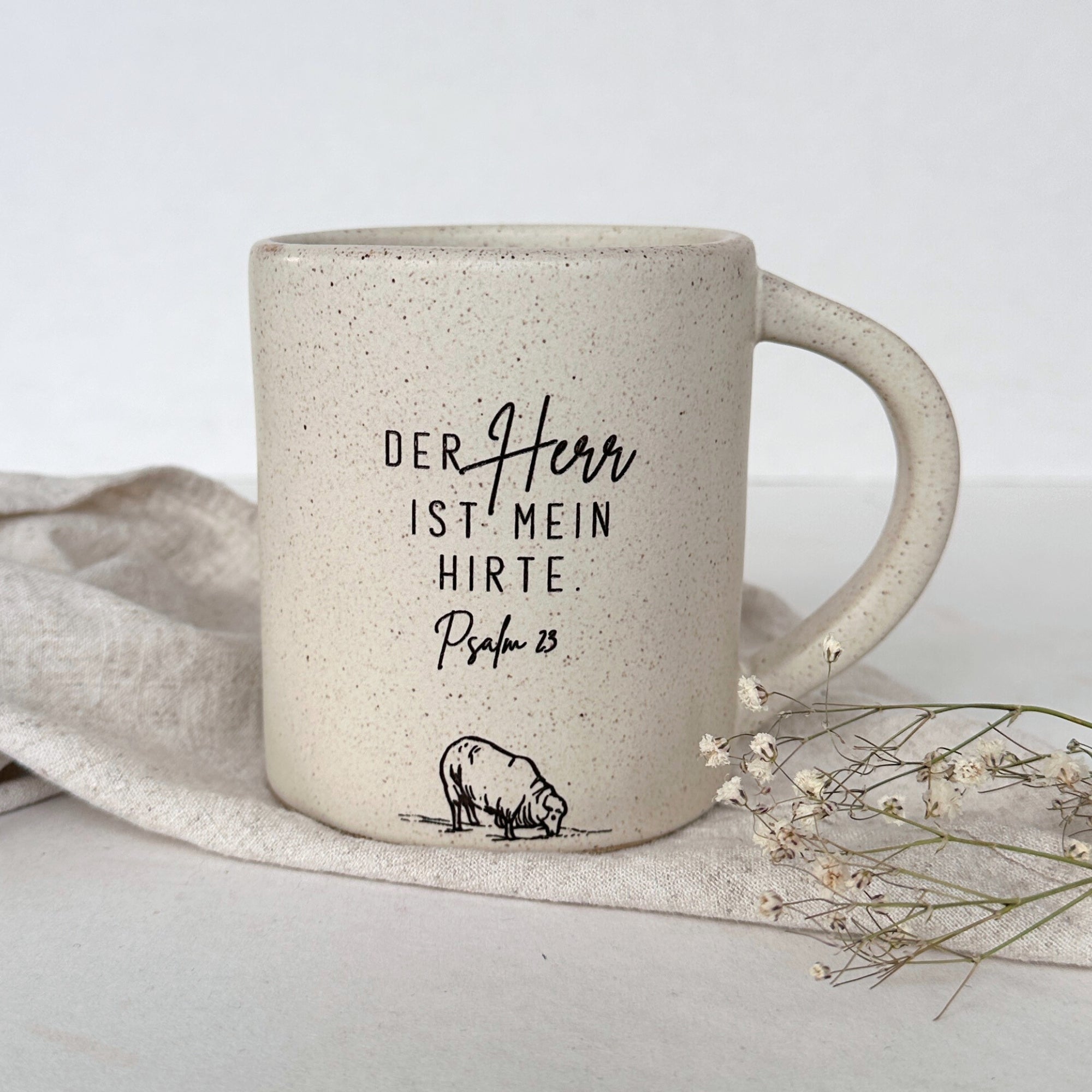 Tasse "Mein Hirte" 400ml - Graviert | BIGGY